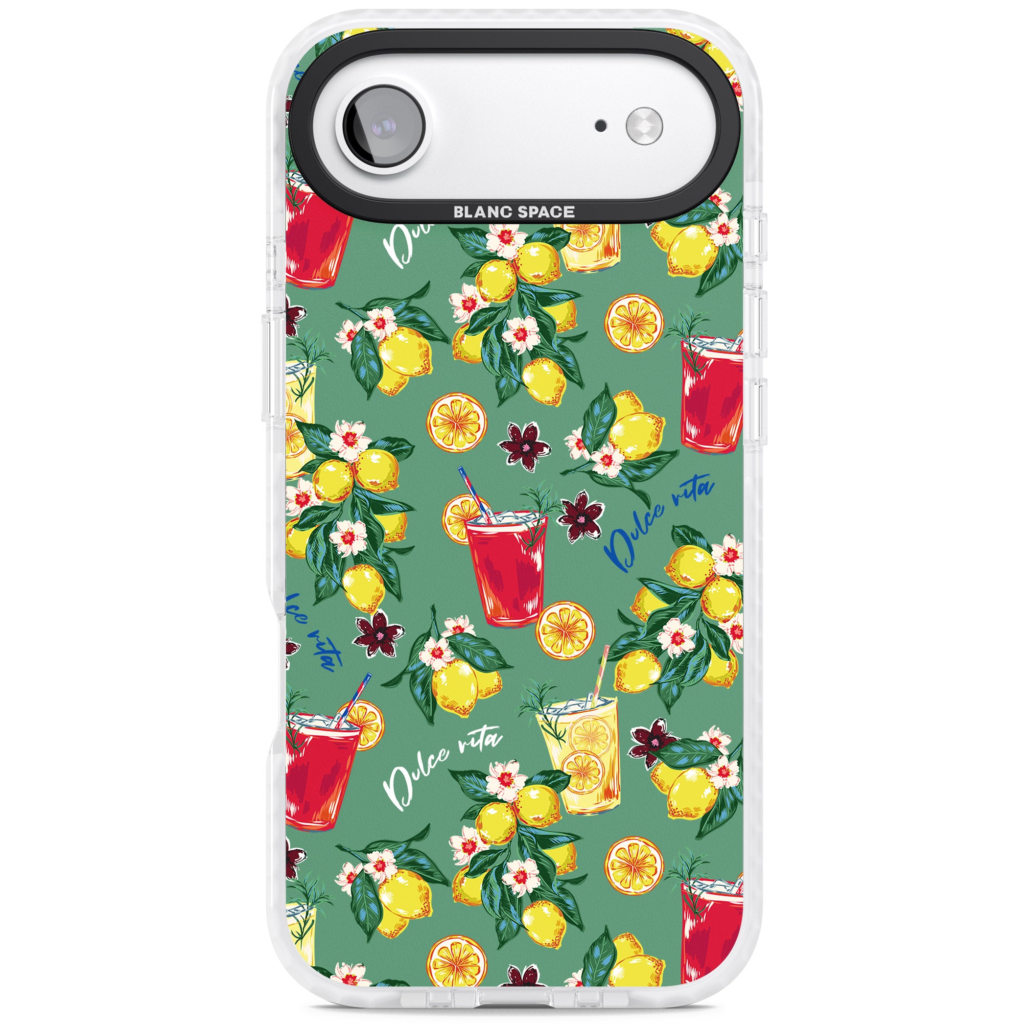 Lemon Cocktails iPhone 17 Air Impact Pro Clear Phone Case