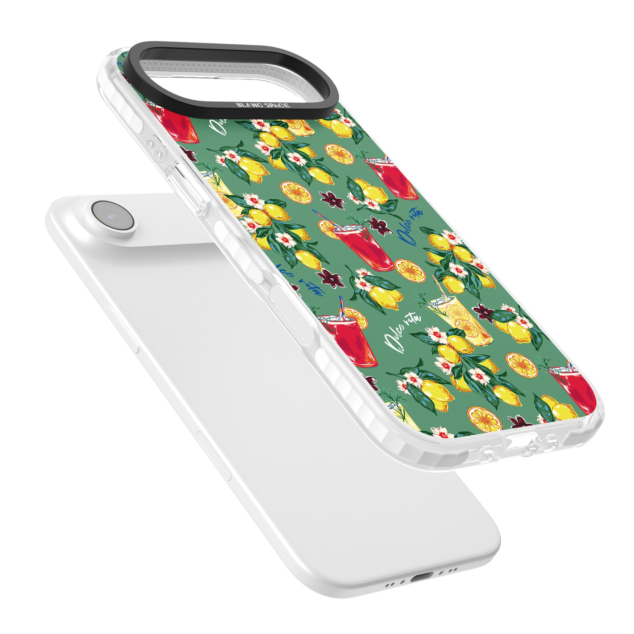 Lemon Cocktails iPhone 17 Air Impact Pro Clear Phone Case Colours