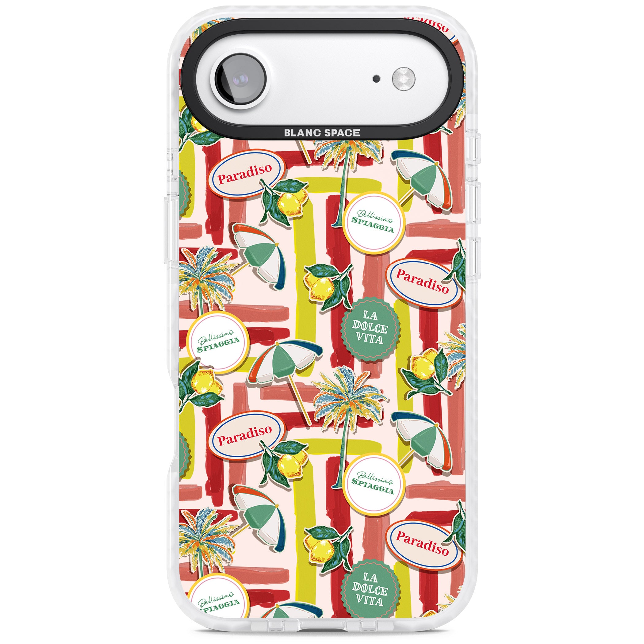 Paradiso Vibes iPhone 17 Air Impact Pro Clear Phone Case