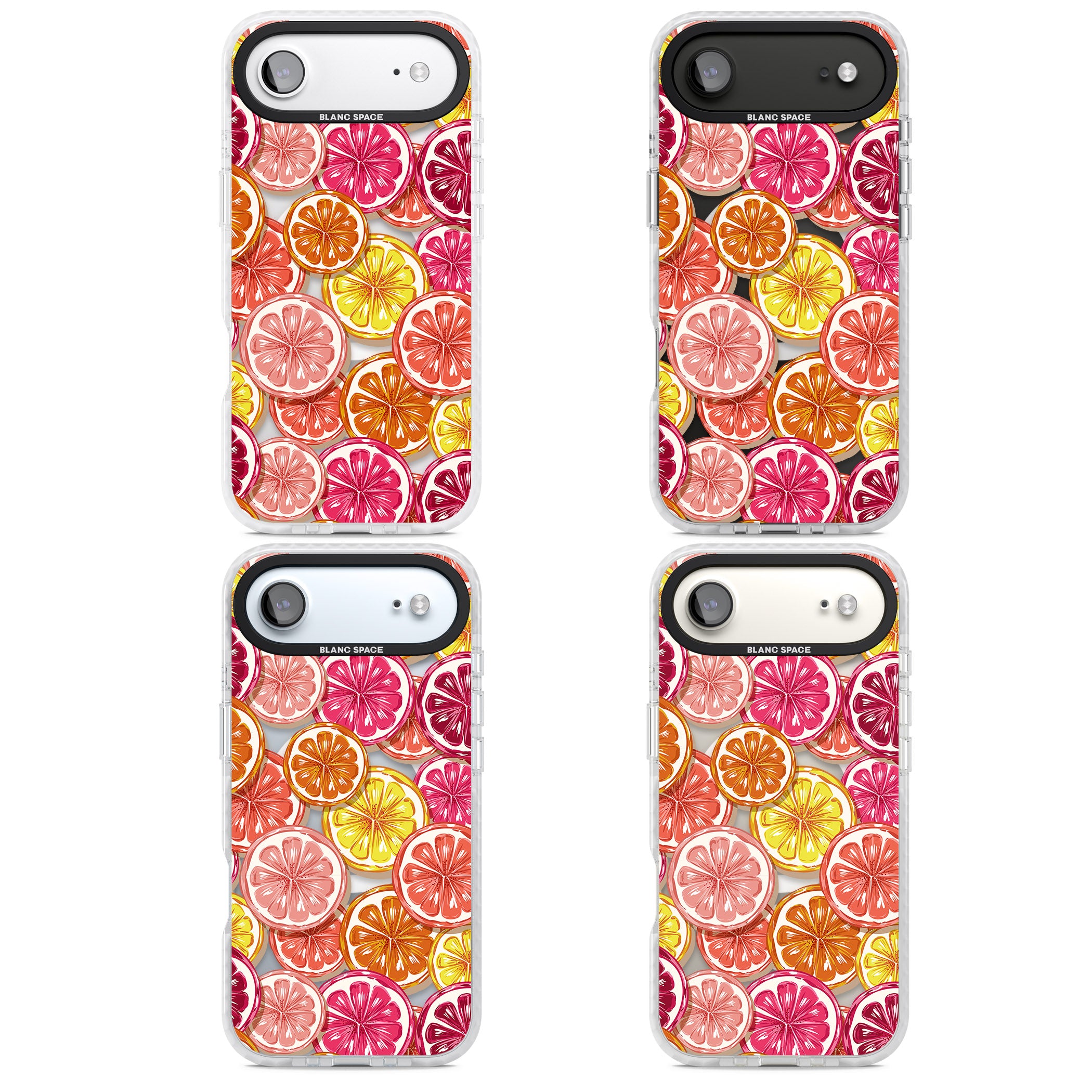 Citrus Fiesta iPhone 17 Air Impact Pro Clear Phone Case APT Impact Protection