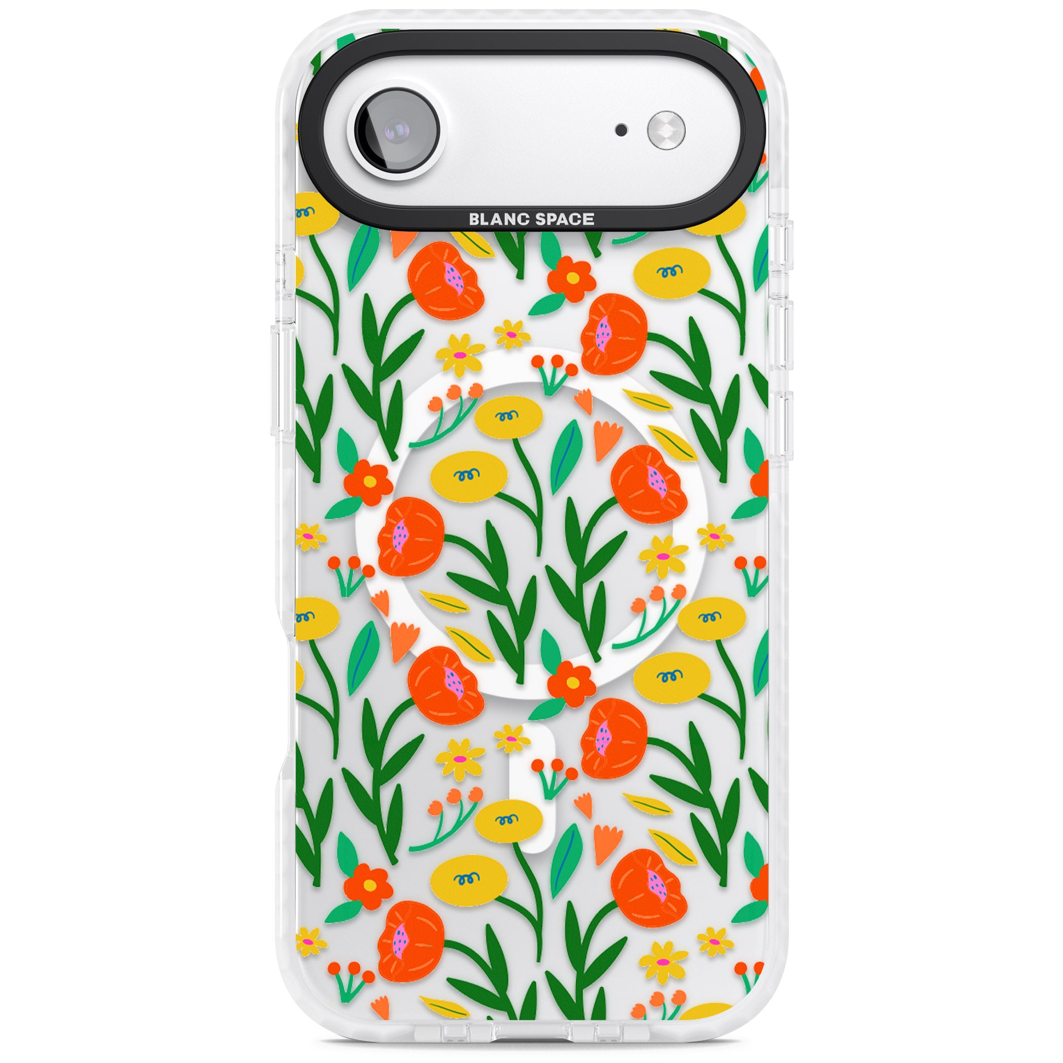 Summer Flower Fiesta iPhone 17 Air Impact Pro Clear Phone Case