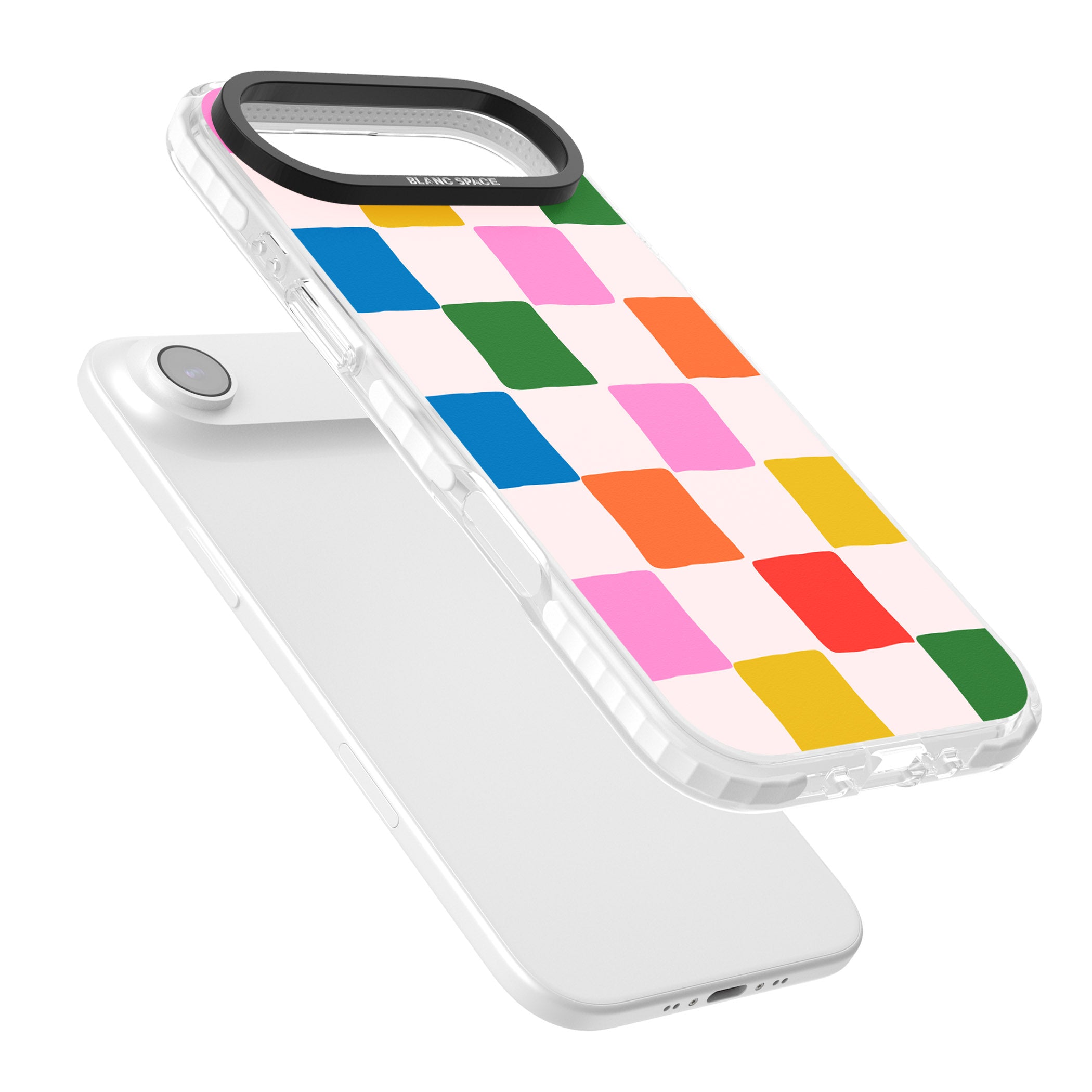 Colour Checked iPhone 17 Air Impact Pro Clear Phone Case Colours