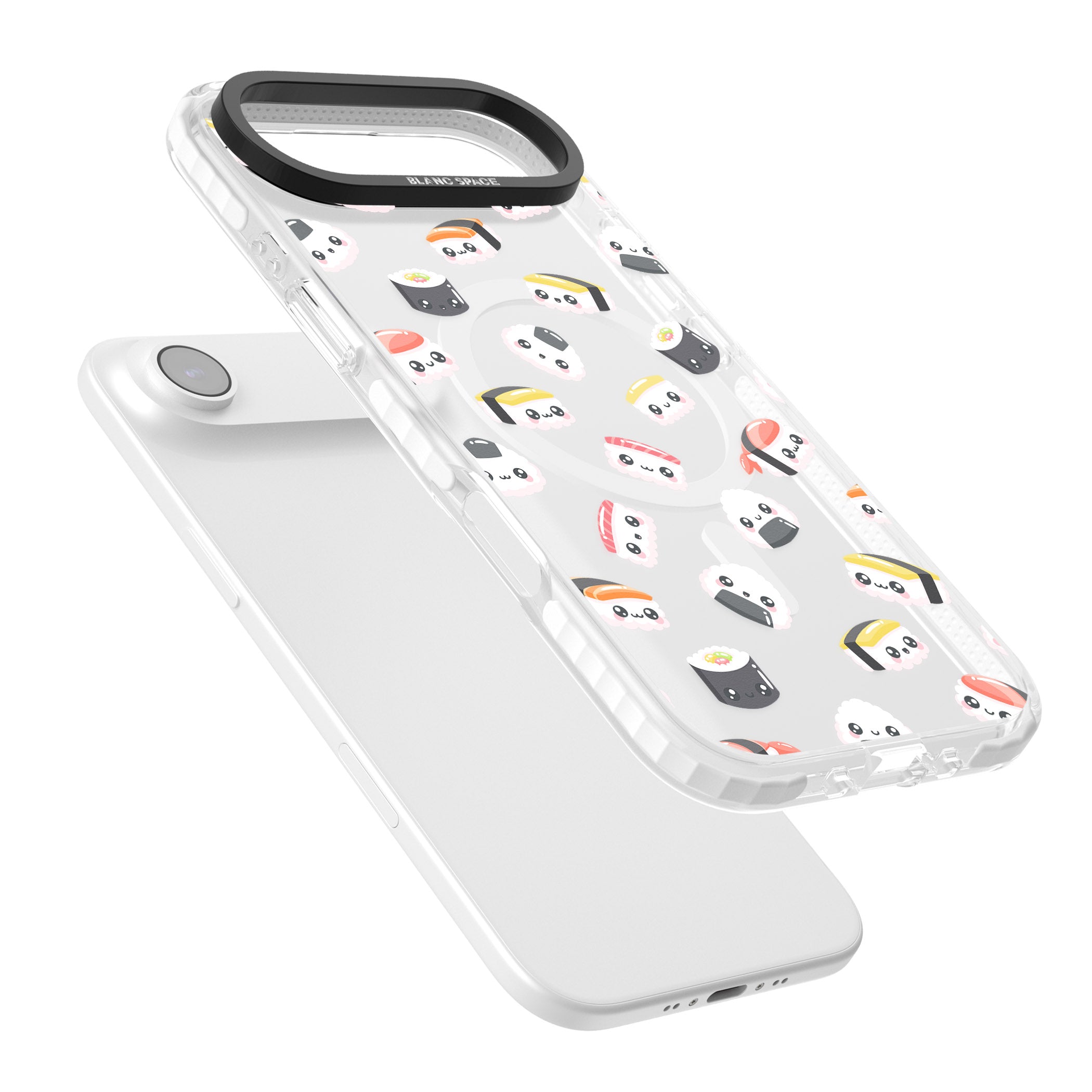 Kawaii Sushi iPhone 17 Air Impact Pro Clear Phone Case Colours