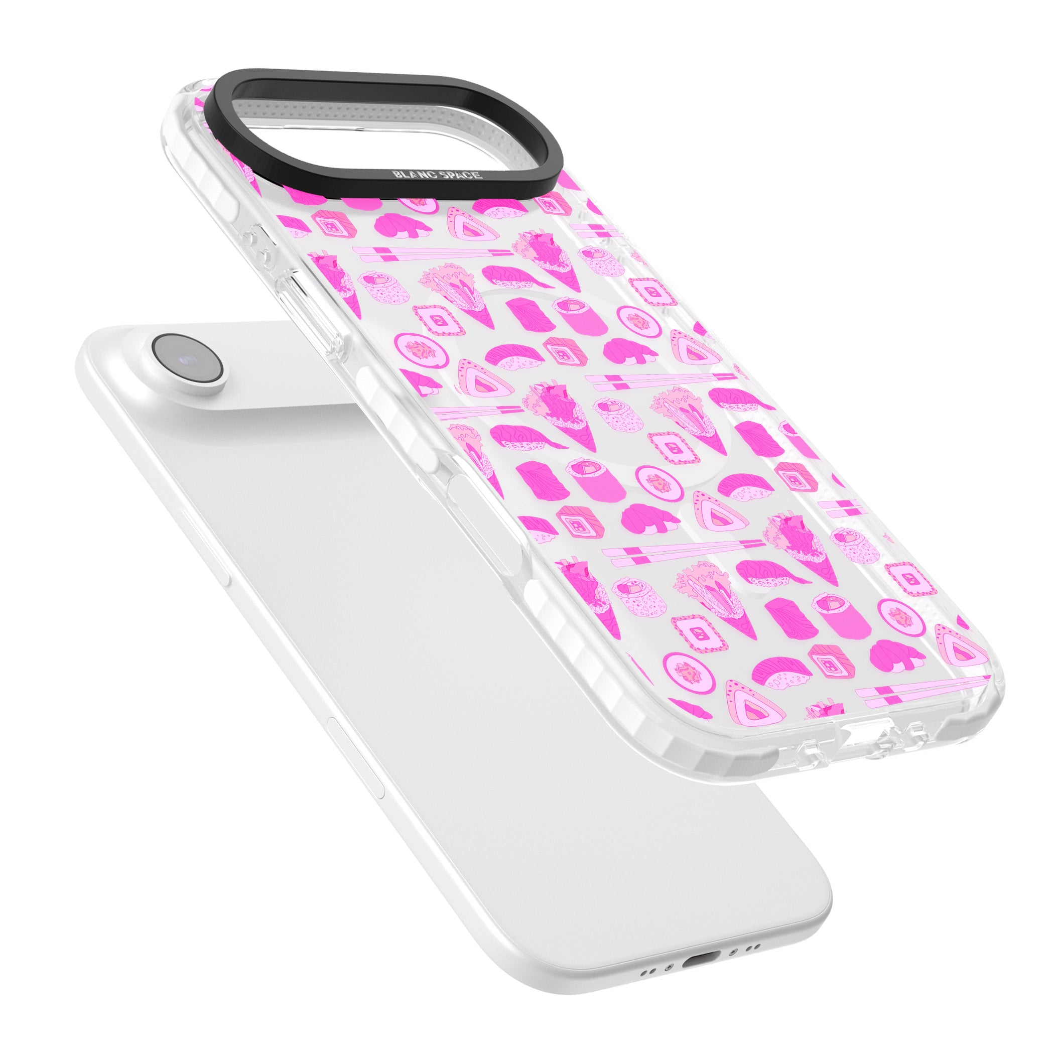 Pink Sushi Pop iPhone 17 Air Impact Pro Clear Phone Case Colours