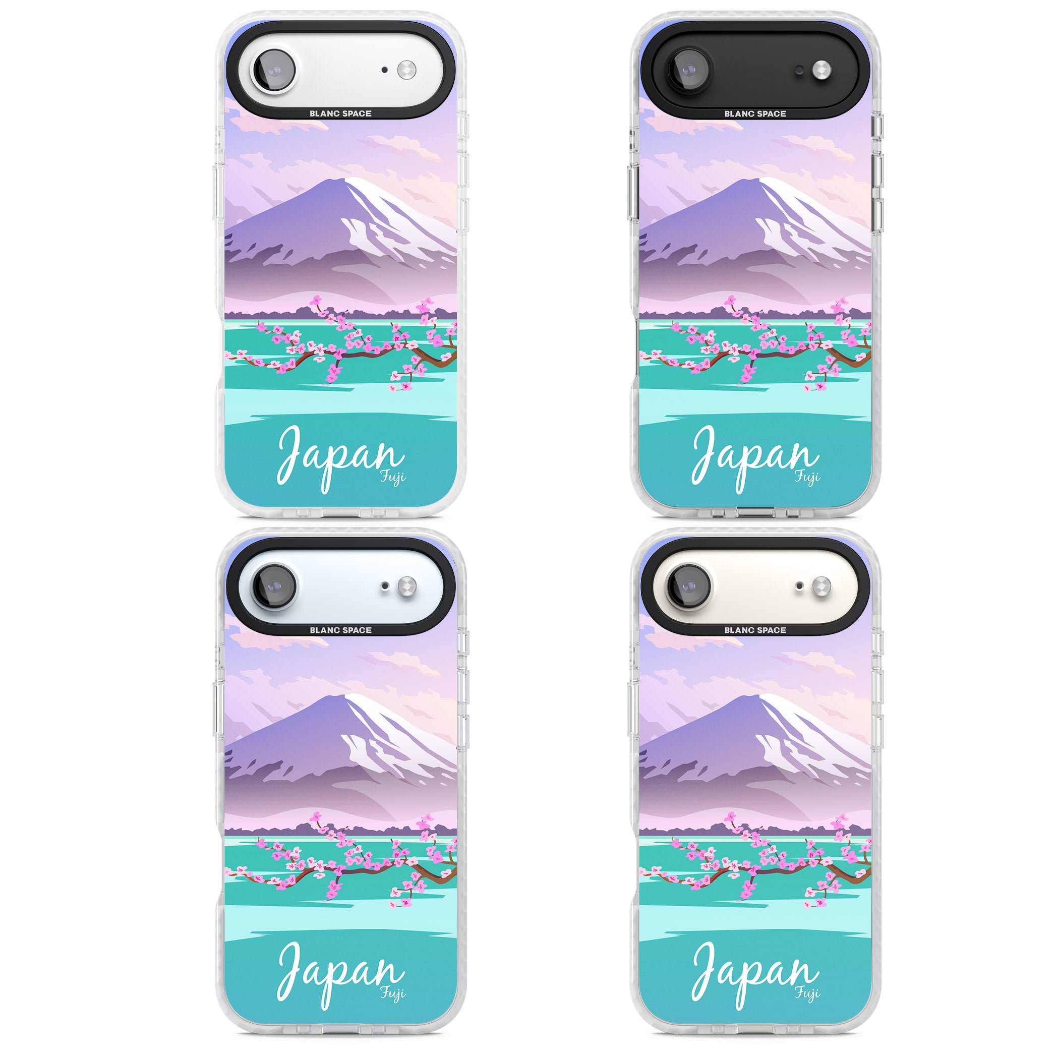 Vintage Travel Poster Japan iPhone 17 Air Impact Pro Clear Phone Case APT Impact Protection