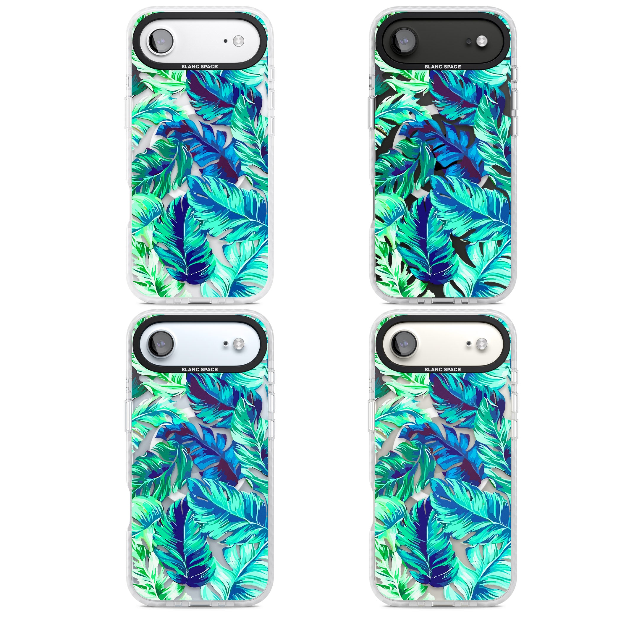 Tropical Palms iPhone 17 Air Impact Pro Clear Phone Case APT Impact Protection