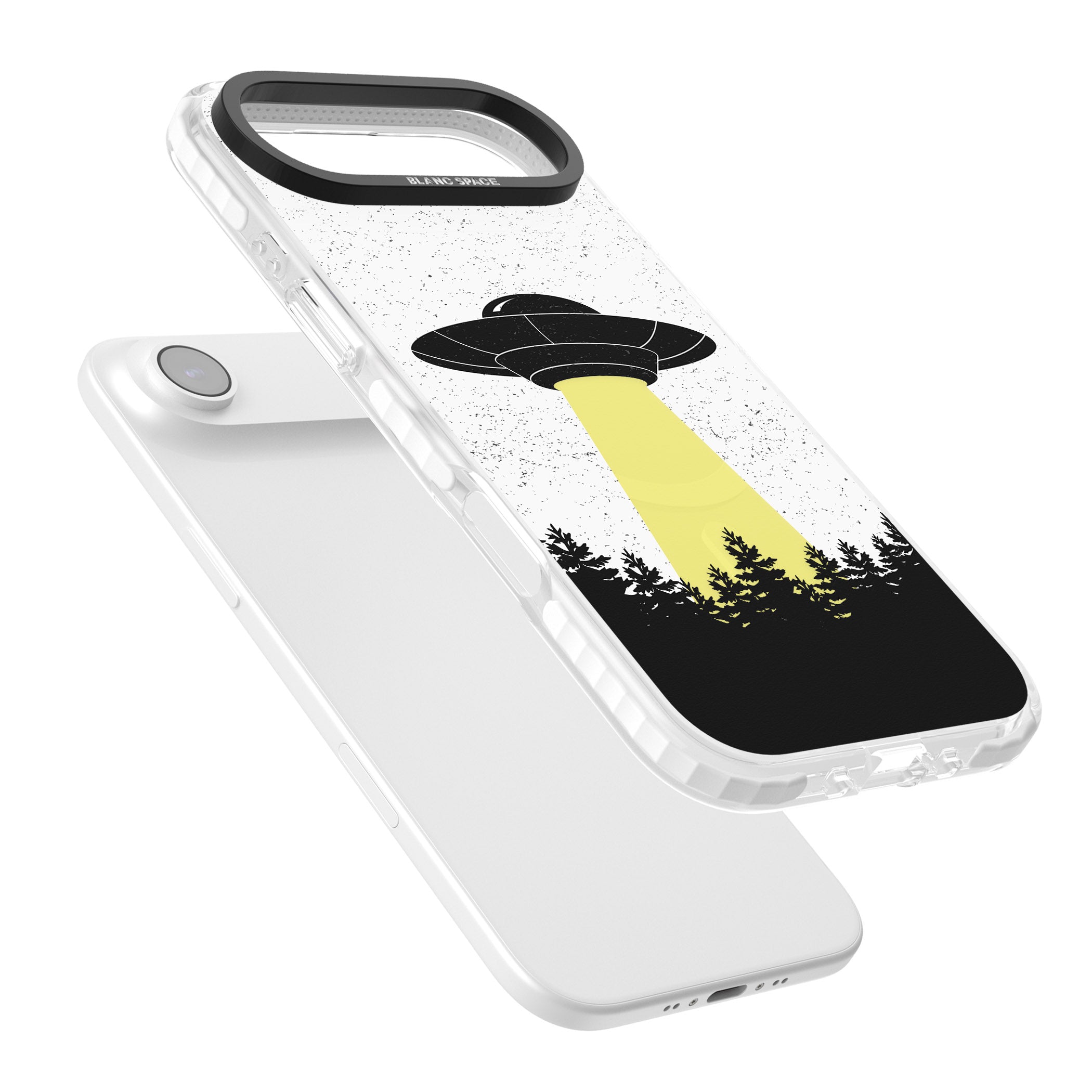 Alien Abduction iPhone 17 Air Impact Pro Clear Phone Case Colours