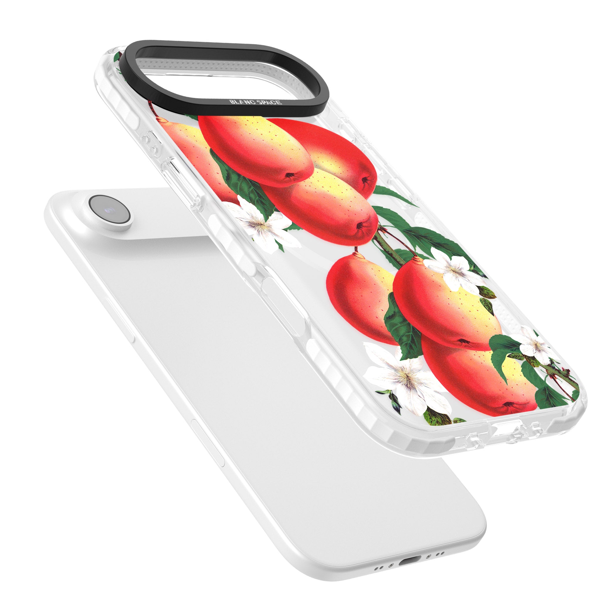 Vintage Painted Peaches iPhone 17 Air Impact Pro Clear Phone Case Colours