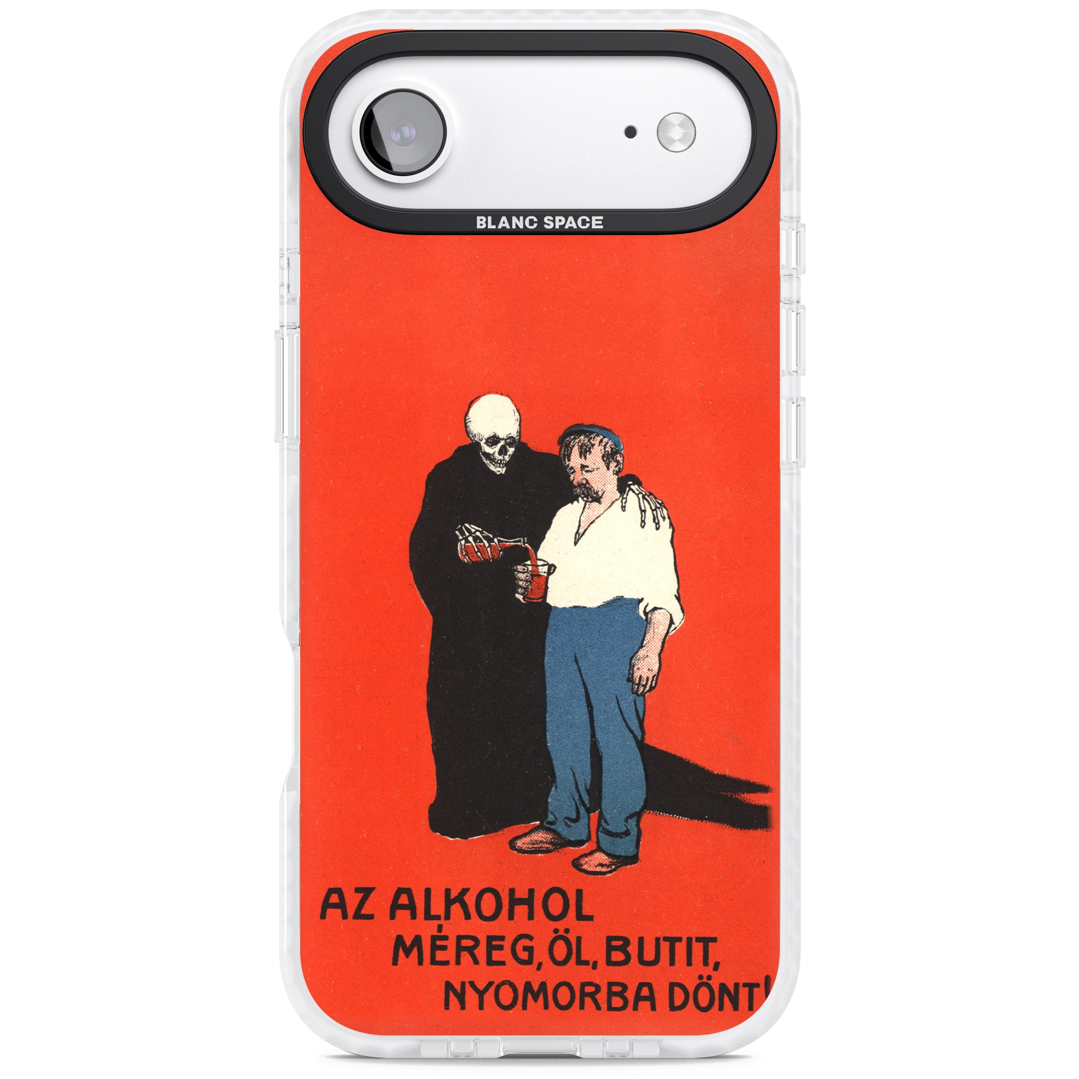 Az Alkohol Poster iPhone 17 Air Impact Pro Clear Phone Case