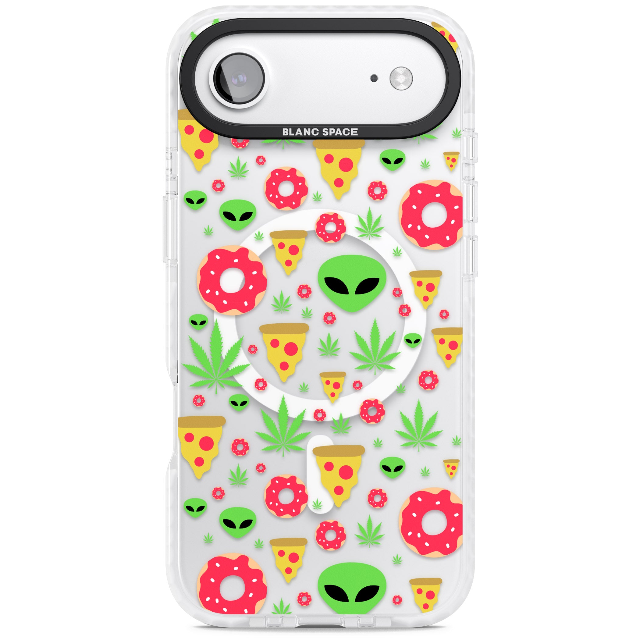Martians & Munchies iPhone 17 Air Impact Pro Clear Phone Case