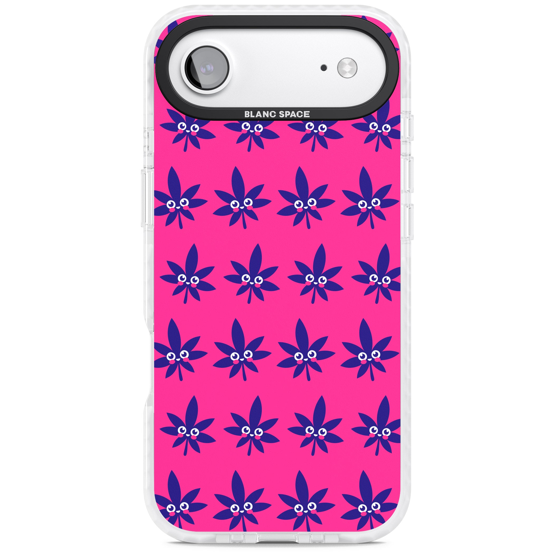Pink Sativa iPhone 17 Air Impact Pro Clear Phone Case
