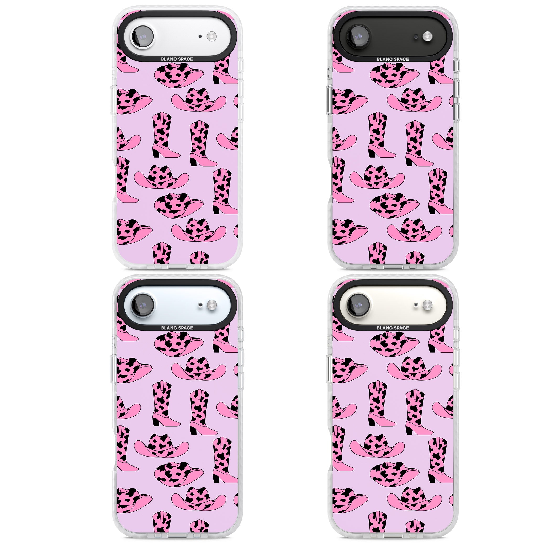 Cow Girl Pattern iPhone 17 Air Impact Pro Clear Phone Case APT Impact Protection