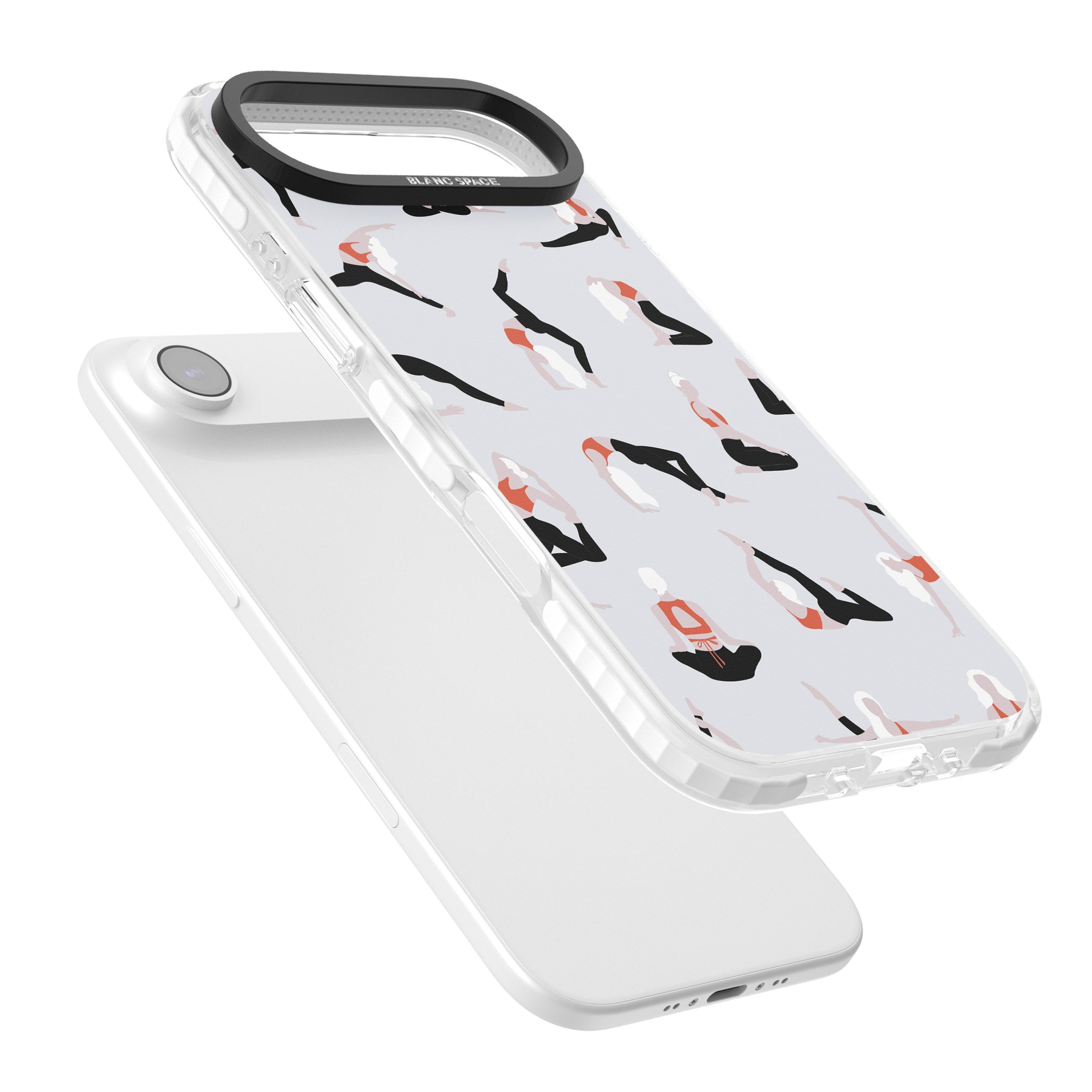 Yoga Poses Standard iPhone 17 Air Impact Pro Clear Phone Case Colours