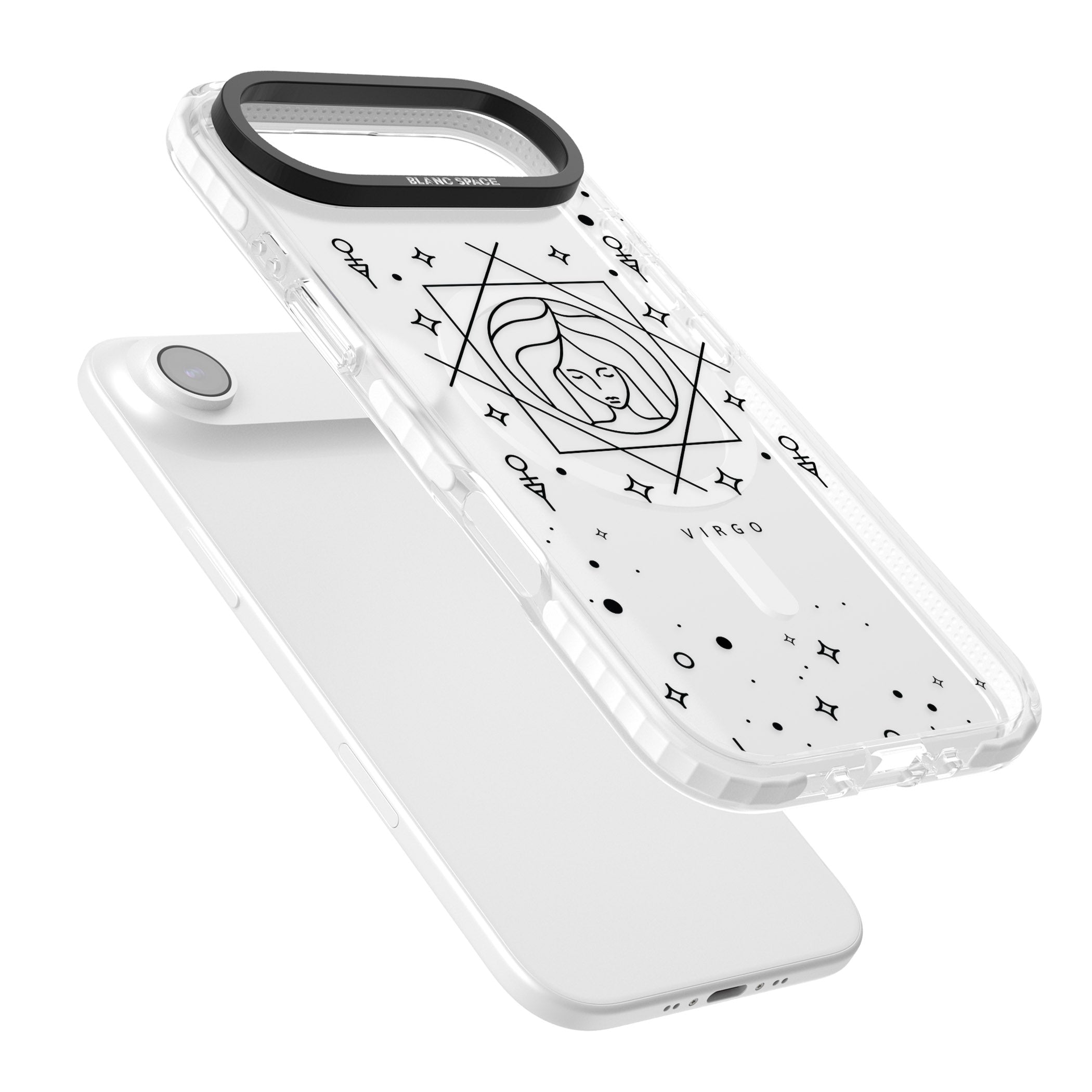 Virgo Emblem iPhone 17 Air Impact Pro Clear Phone Case Colours