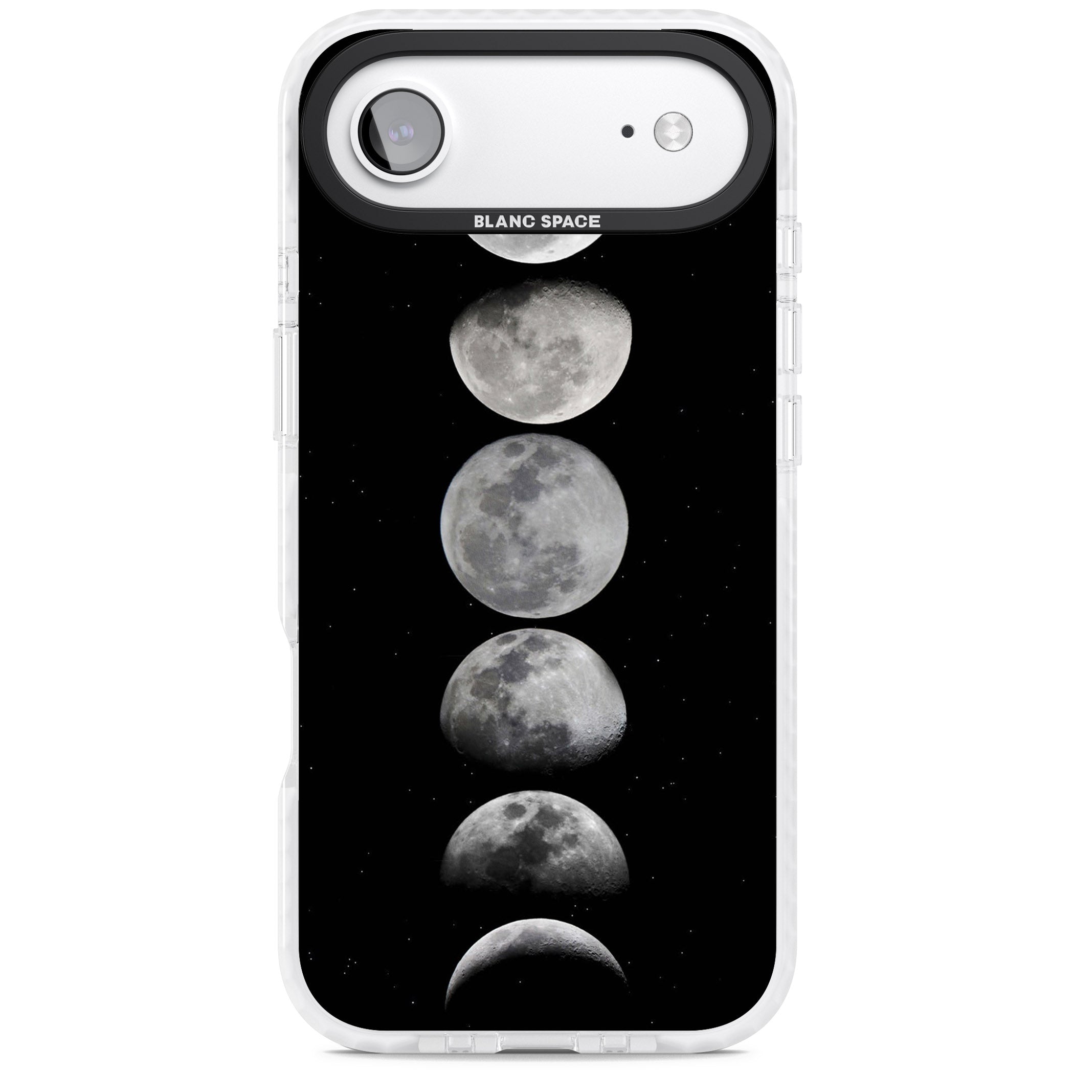 Phases Of The Moon iPhone 17 Air Impact Clear Phone Case