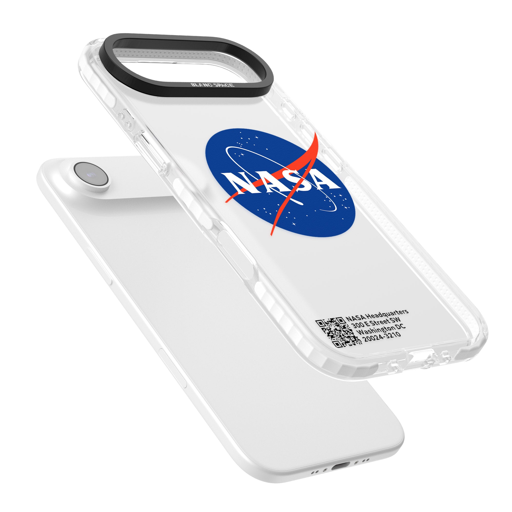 Nasa Meatball iPhone 17 Air Impact Clear Phone Case Colours