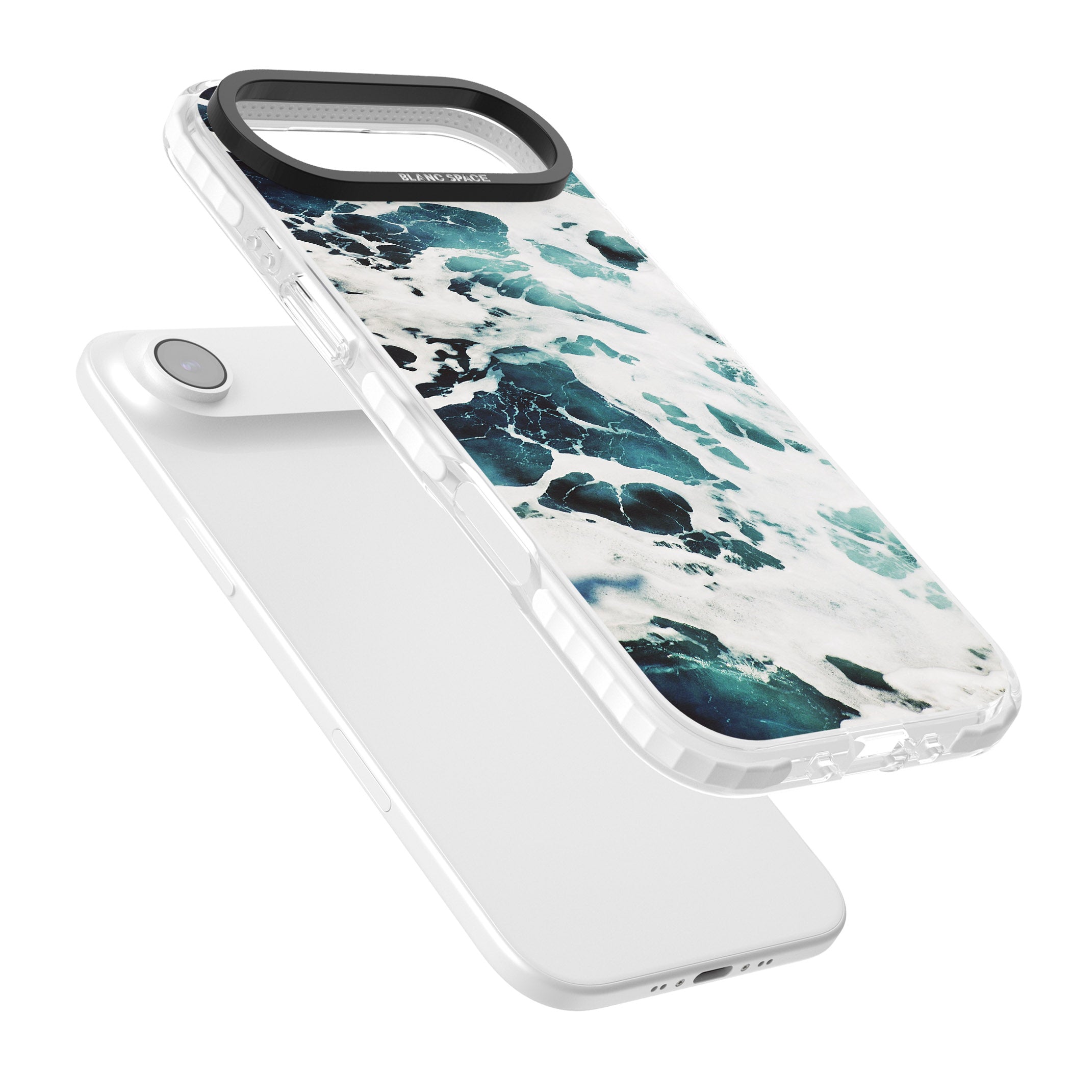 Ocean Surge iPhone 17 Air Impact Clear Phone Case Colours