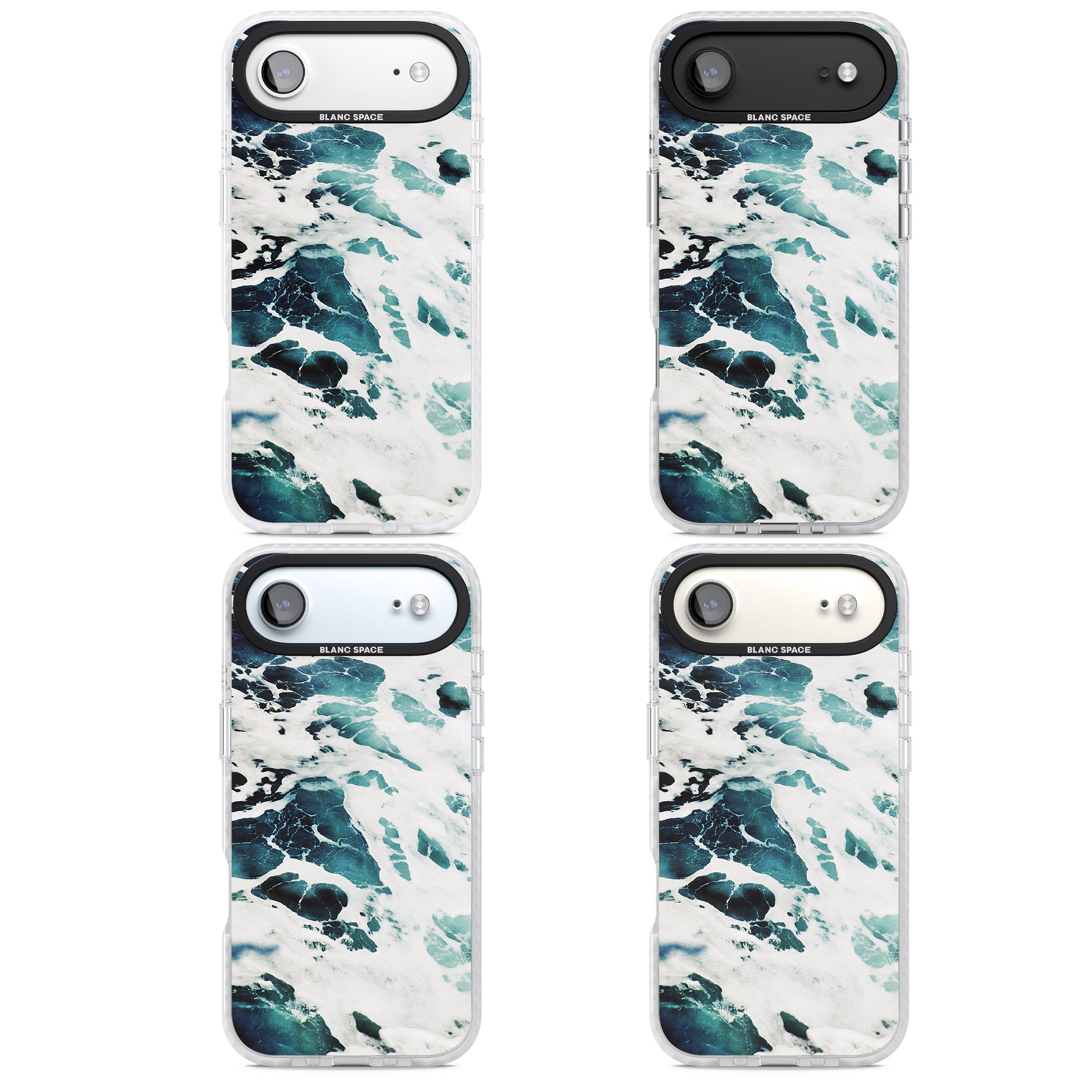 Ocean Surge iPhone 17 Air Impact Clear Phone Case APT Impact Protection