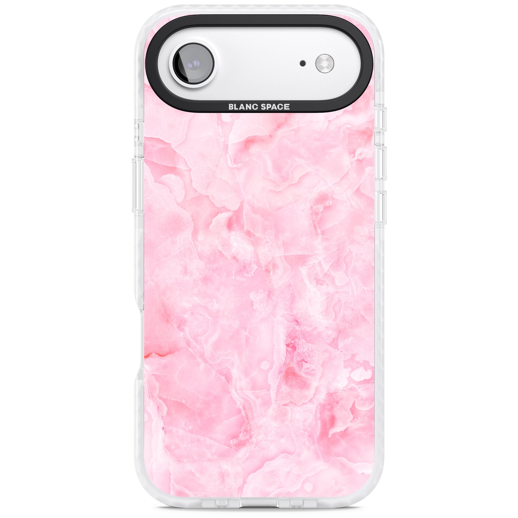 Pink Onyx Marble iPhone 17 Air Impact Clear Phone Case