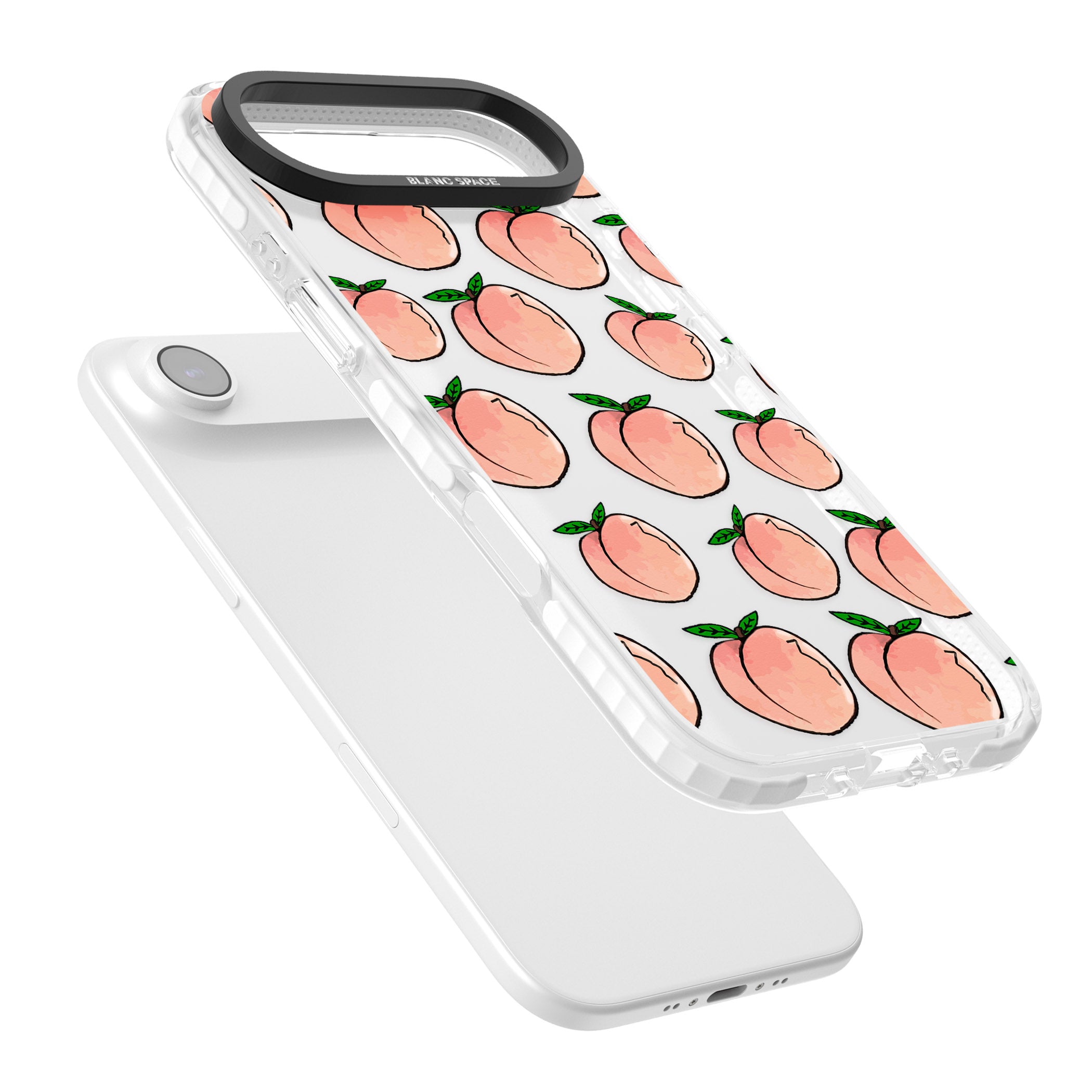 Peachy Picnic iPhone 17 Air Impact Clear Phone Case Colours