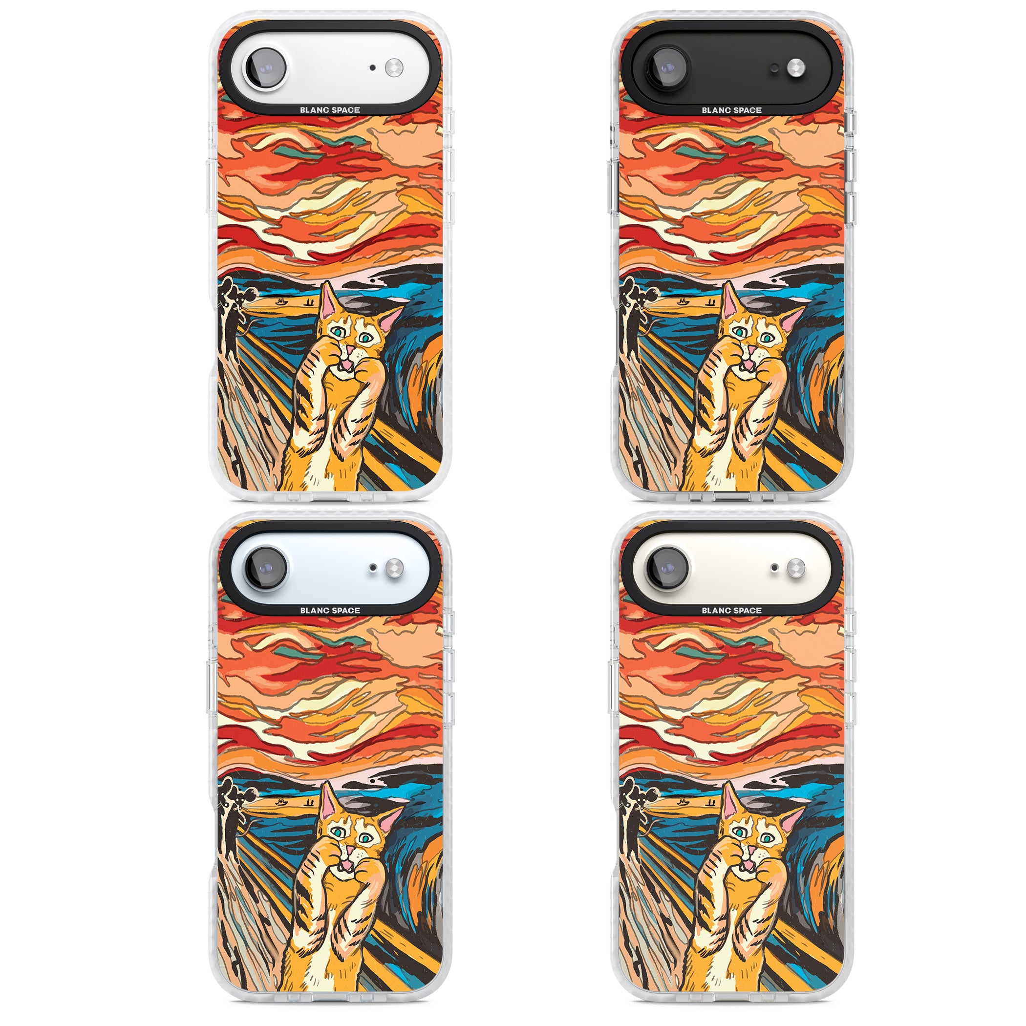 The Meow iPhone 17 Air Impact Clear Phone Case APT Impact Protection