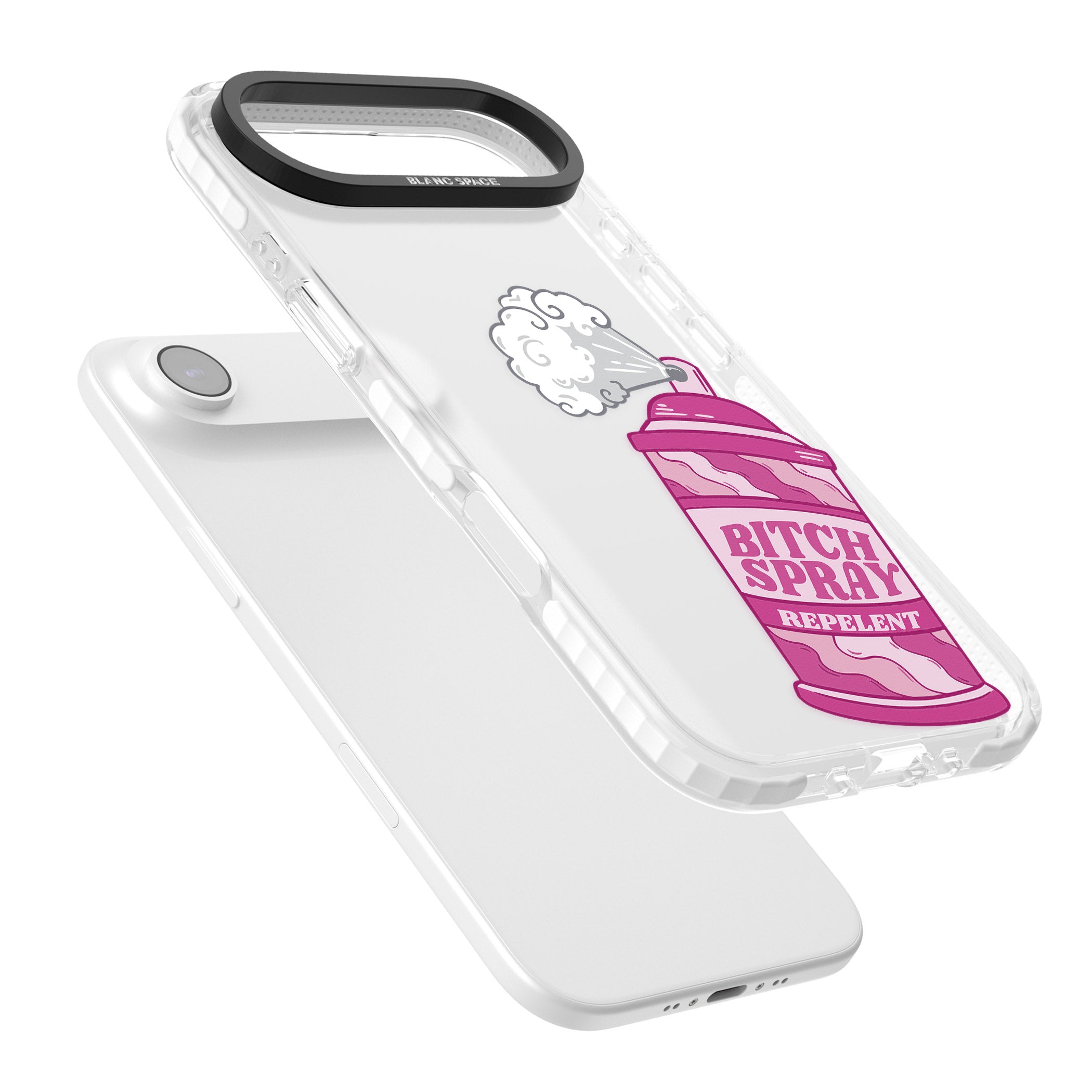 B*Tch Spray iPhone 17 Air Impact Clear Phone Case Colours
