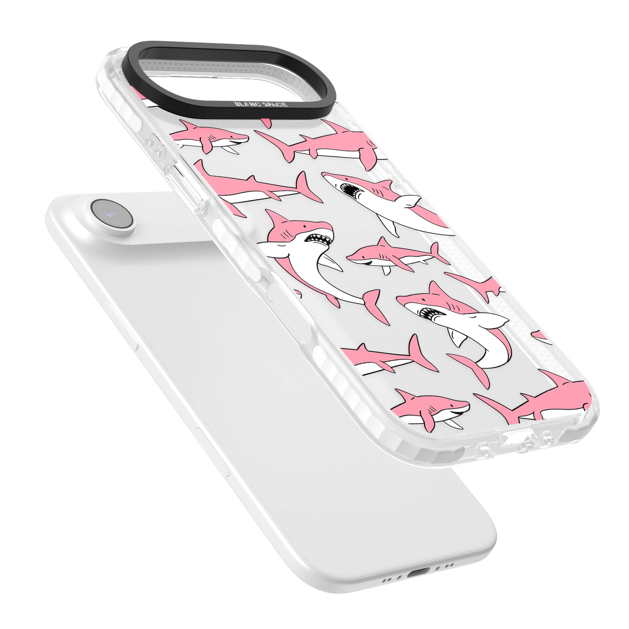 Bubblegum Sharks for her iPhone case | Black Impact case for iPhone Air