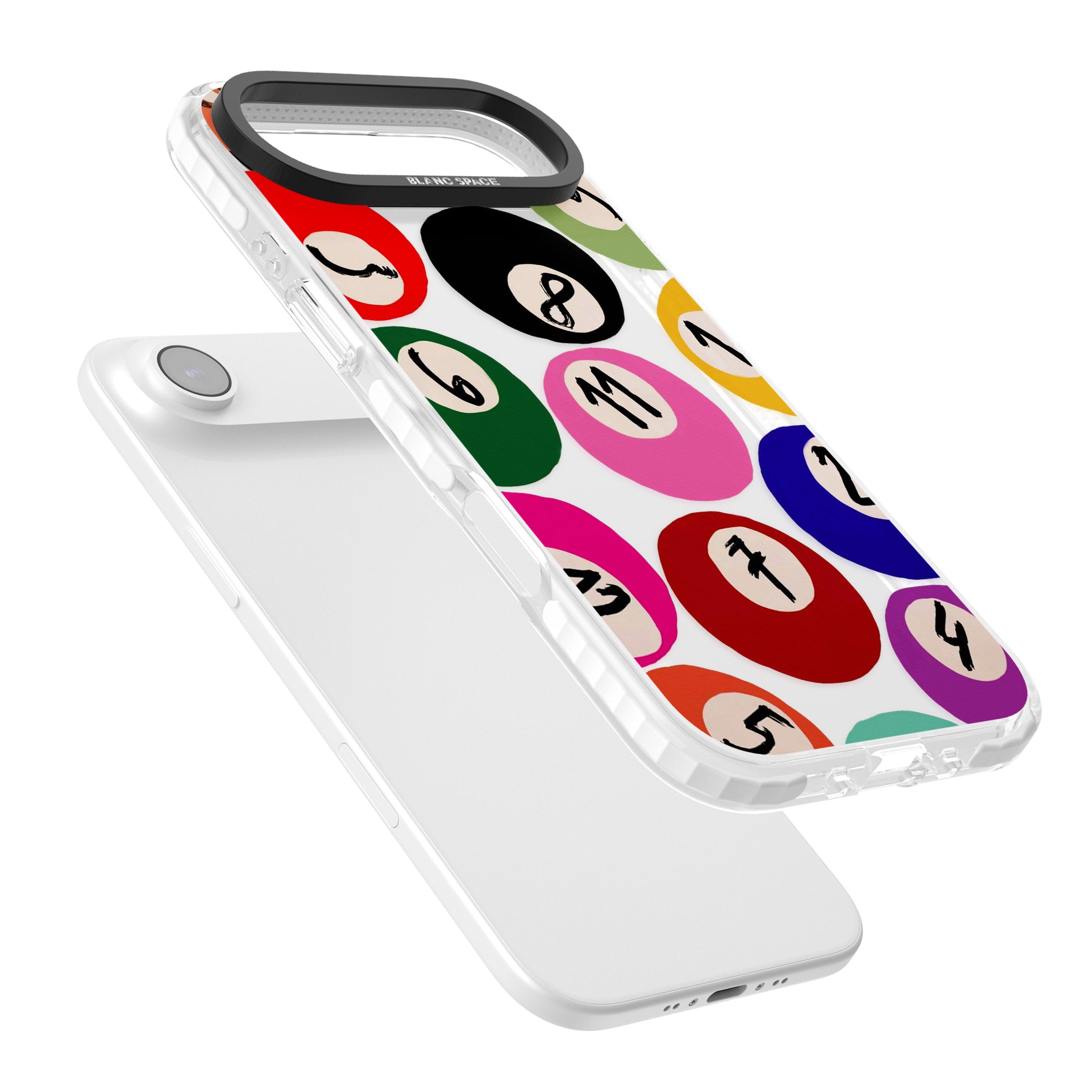Pool Balls iPhone 17 Air Impact Clear Phone Case Colours