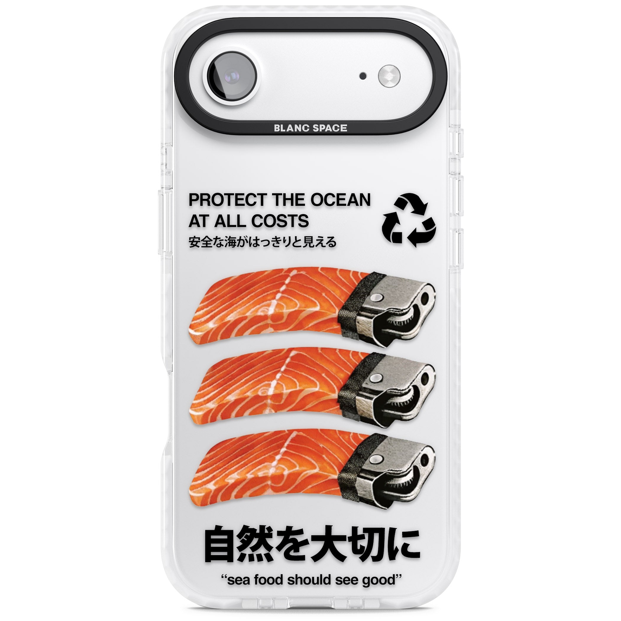 Protect The Ocean iPhone 17 Air Impact Clear Phone Case