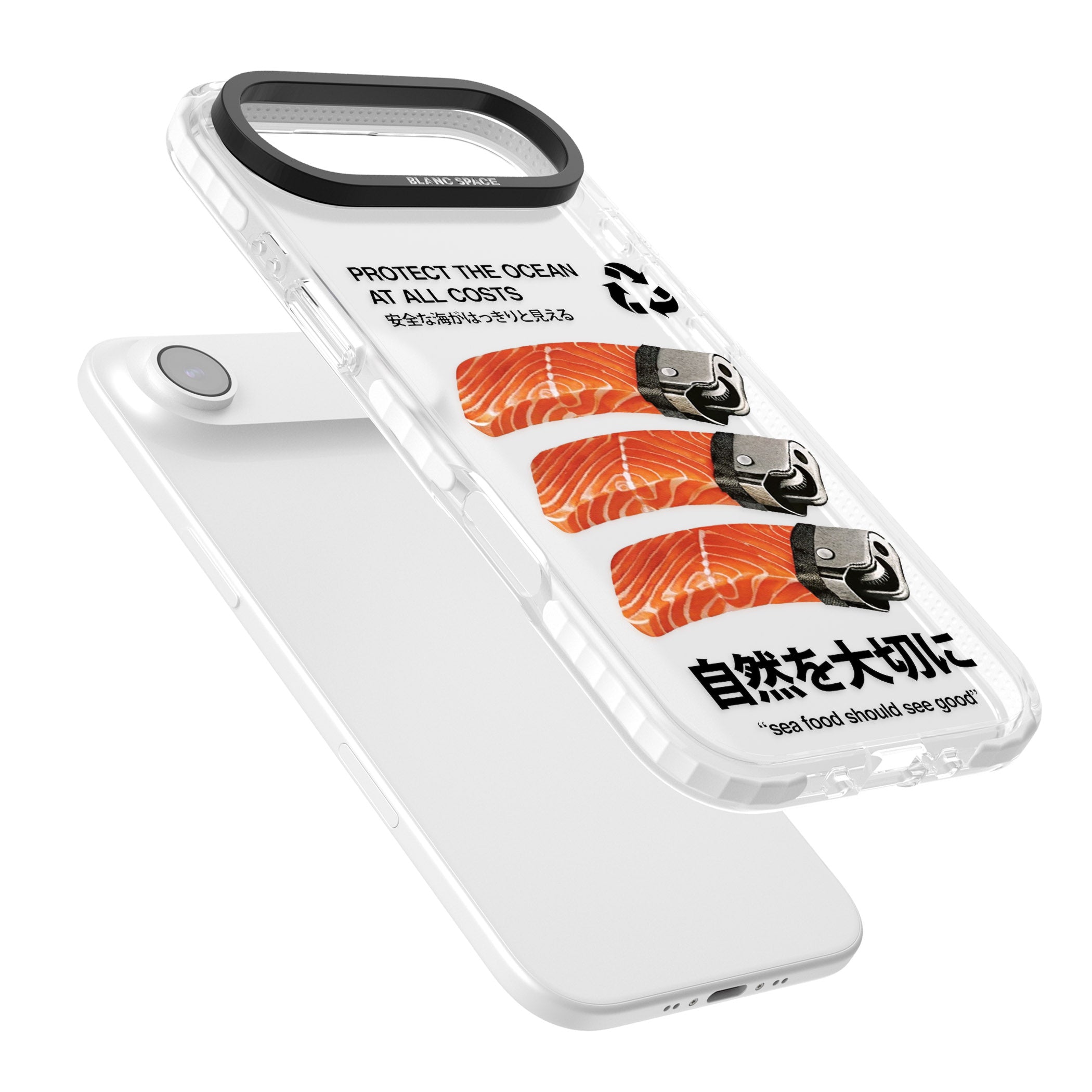 Protect The Ocean iPhone 17 Air Impact Clear Phone Case Colours
