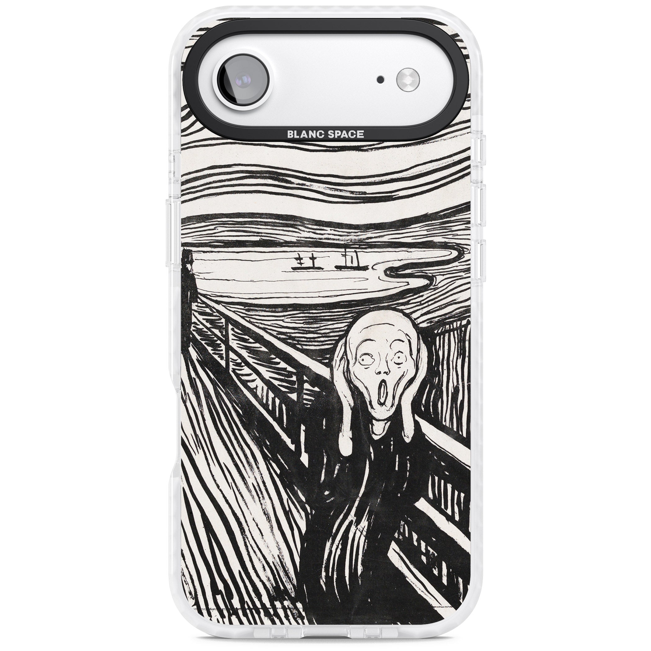 The Scream iPhone 17 Air Impact Clear Phone Case