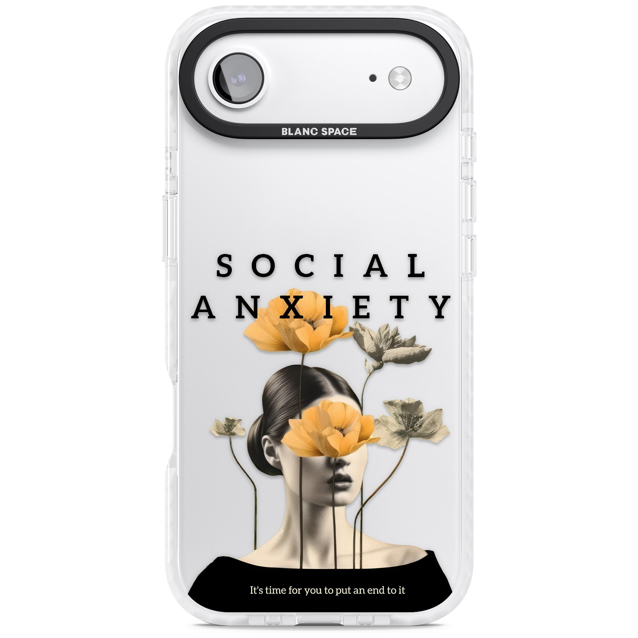 Social Anxiety iPhone 17 Air Impact Clear Phone Case
