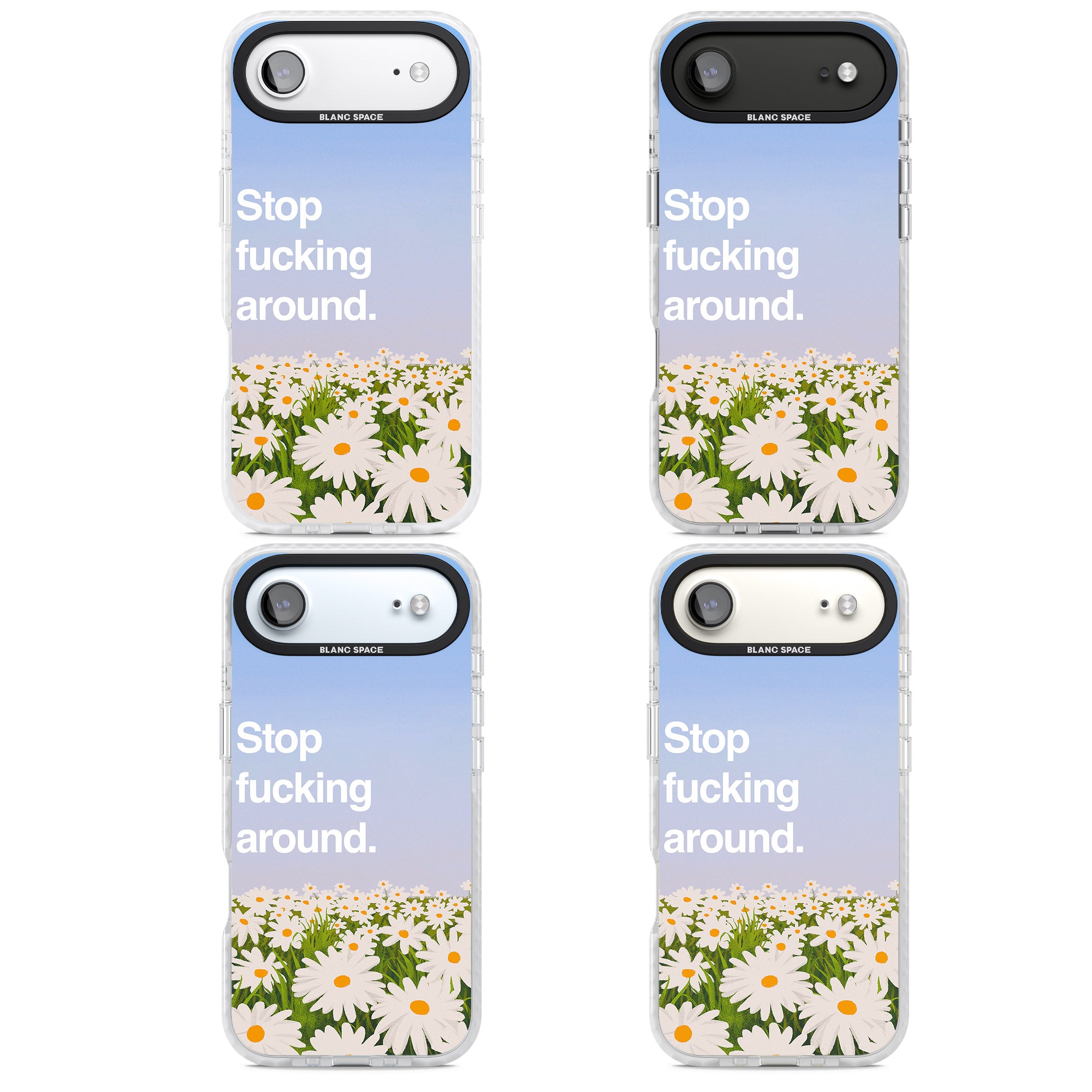Stop F*Cking Around iPhone 17 Air Impact Clear Phone Case APT Impact Protection
