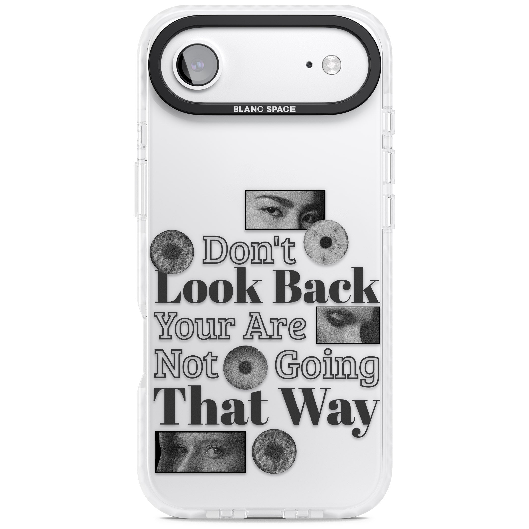 Dont Look Back iPhone 17 Air Impact Clear Phone Case