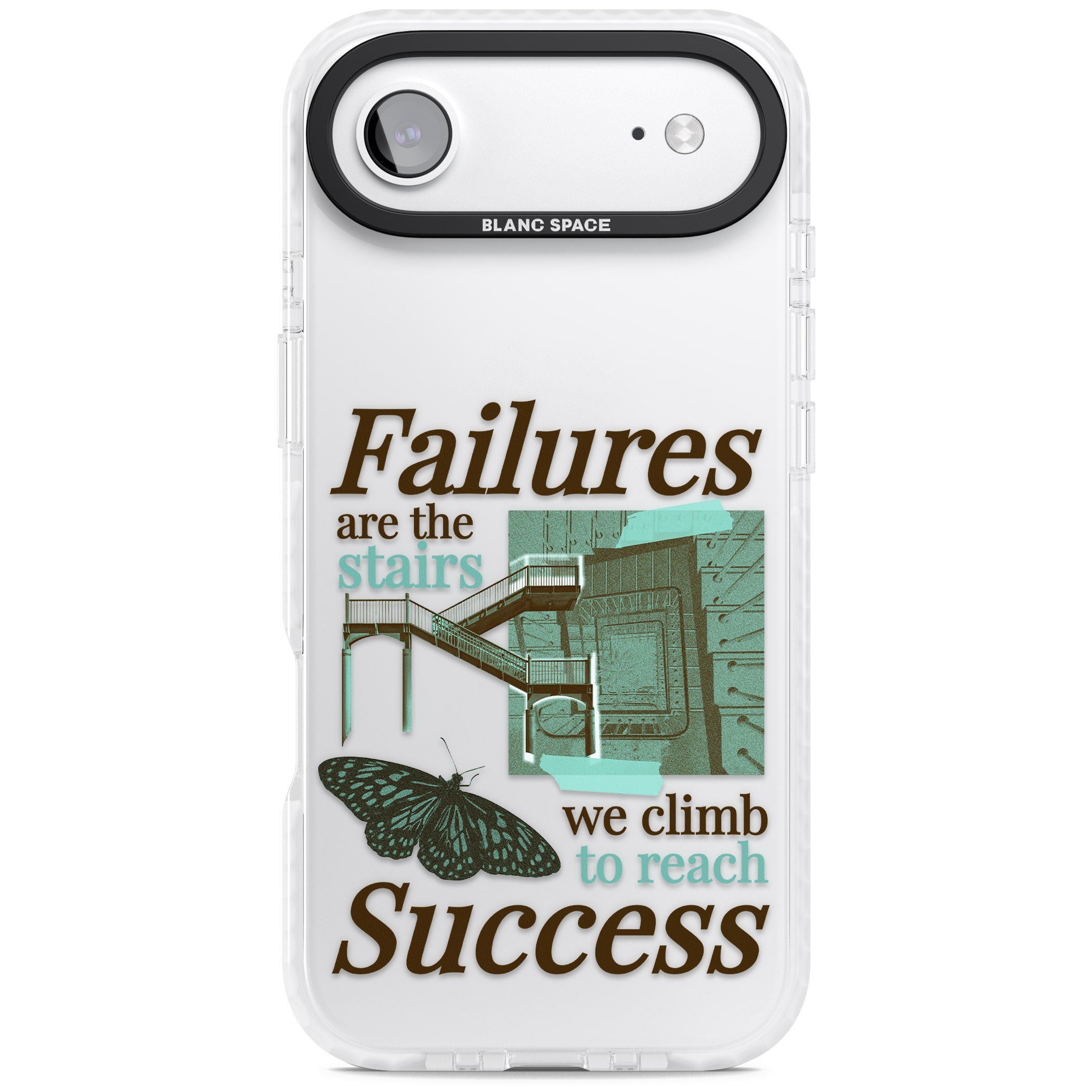 Fail To Succeed iPhone 17 Air Impact Clear Phone Case