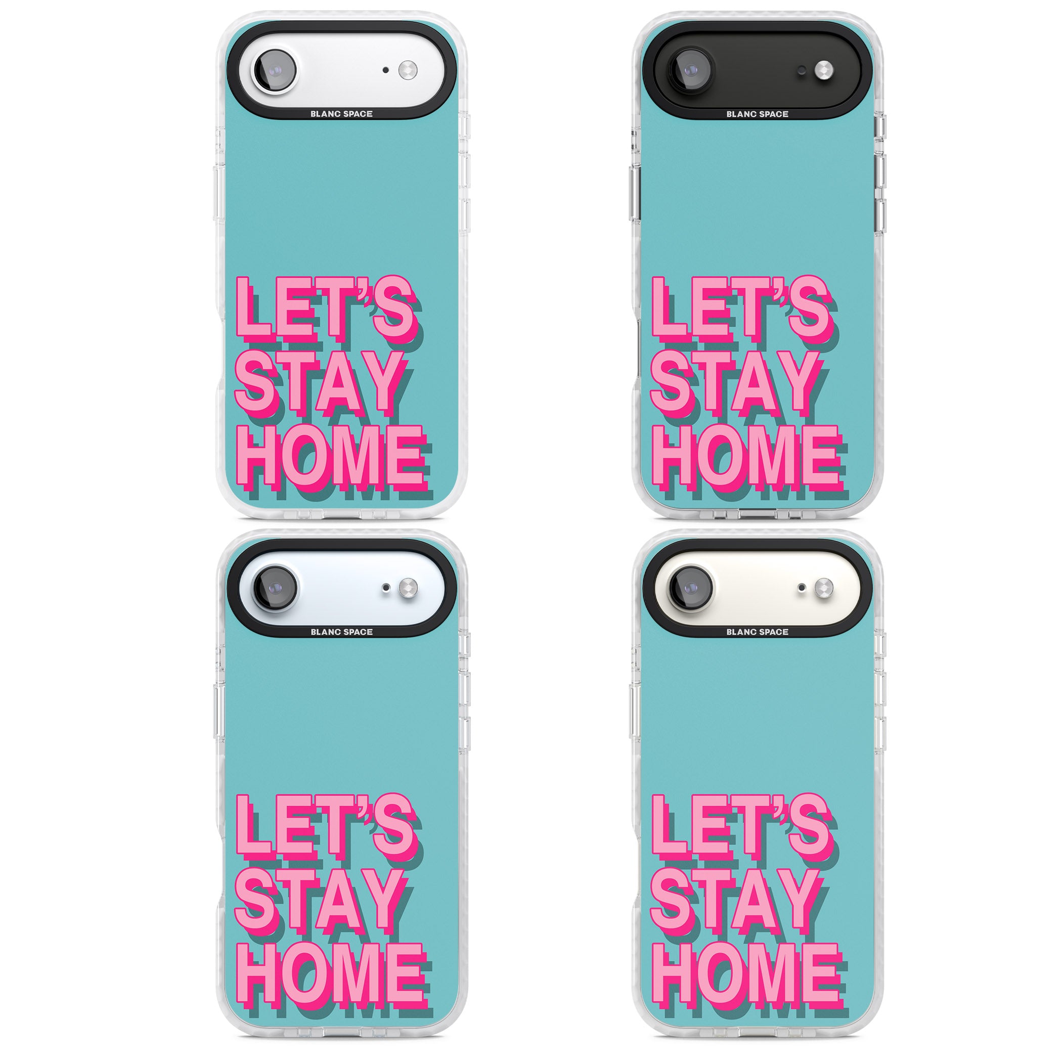 Let'S Stay Home iPhone 17 Air Impact Clear Phone Case APT Impact Protection