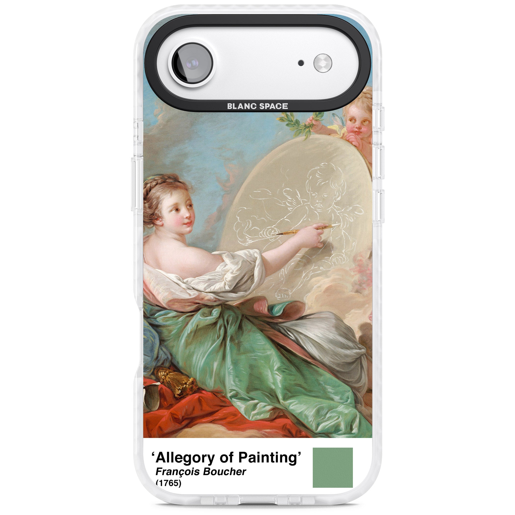 Allegory Of Painting iPhone 17 Air Impact Clear Phone Case