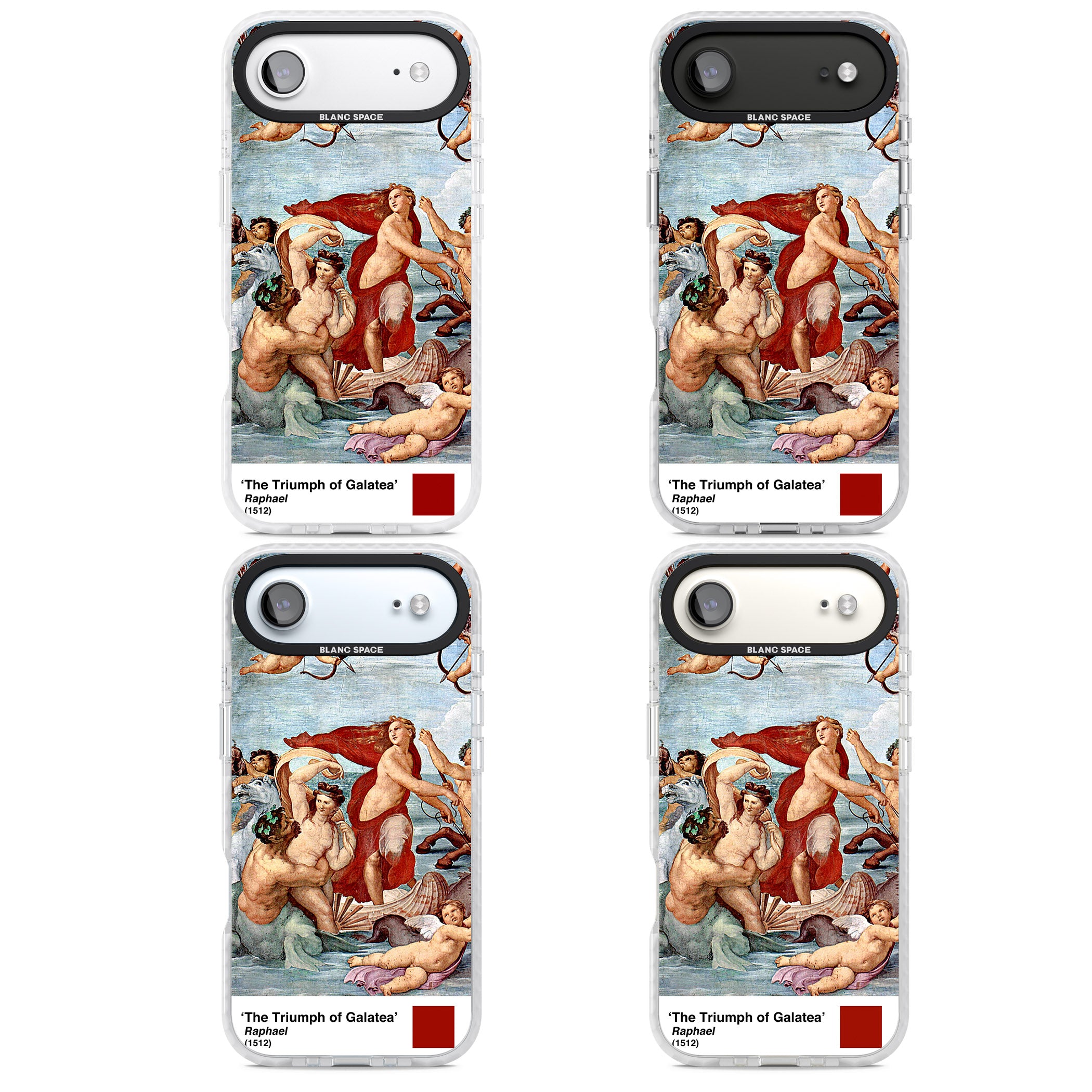 The Triumph Of Galatea iPhone 17 Air Impact Clear Phone Case APT Impact Protection