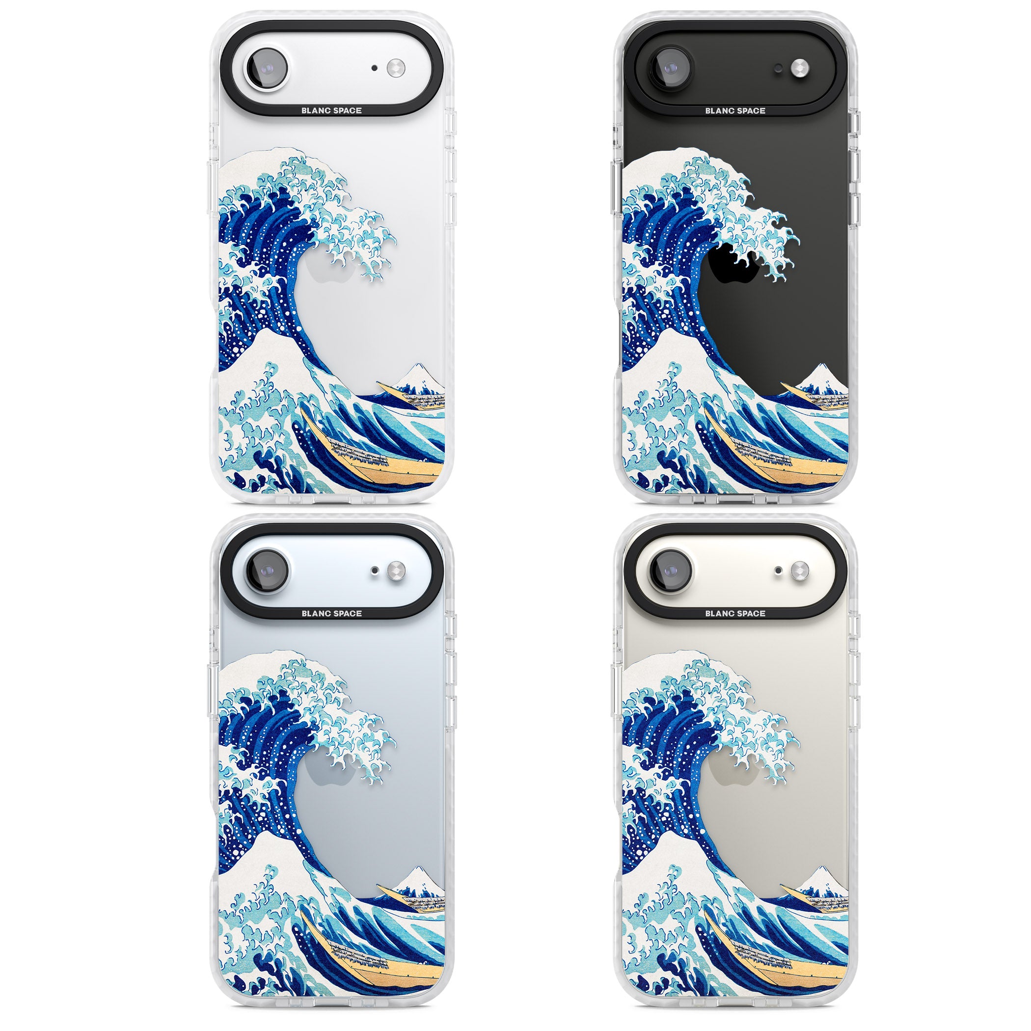 The Great Wave Of Kanagawa iPhone 17 Air Impact Clear Phone Case APT Impact Protection