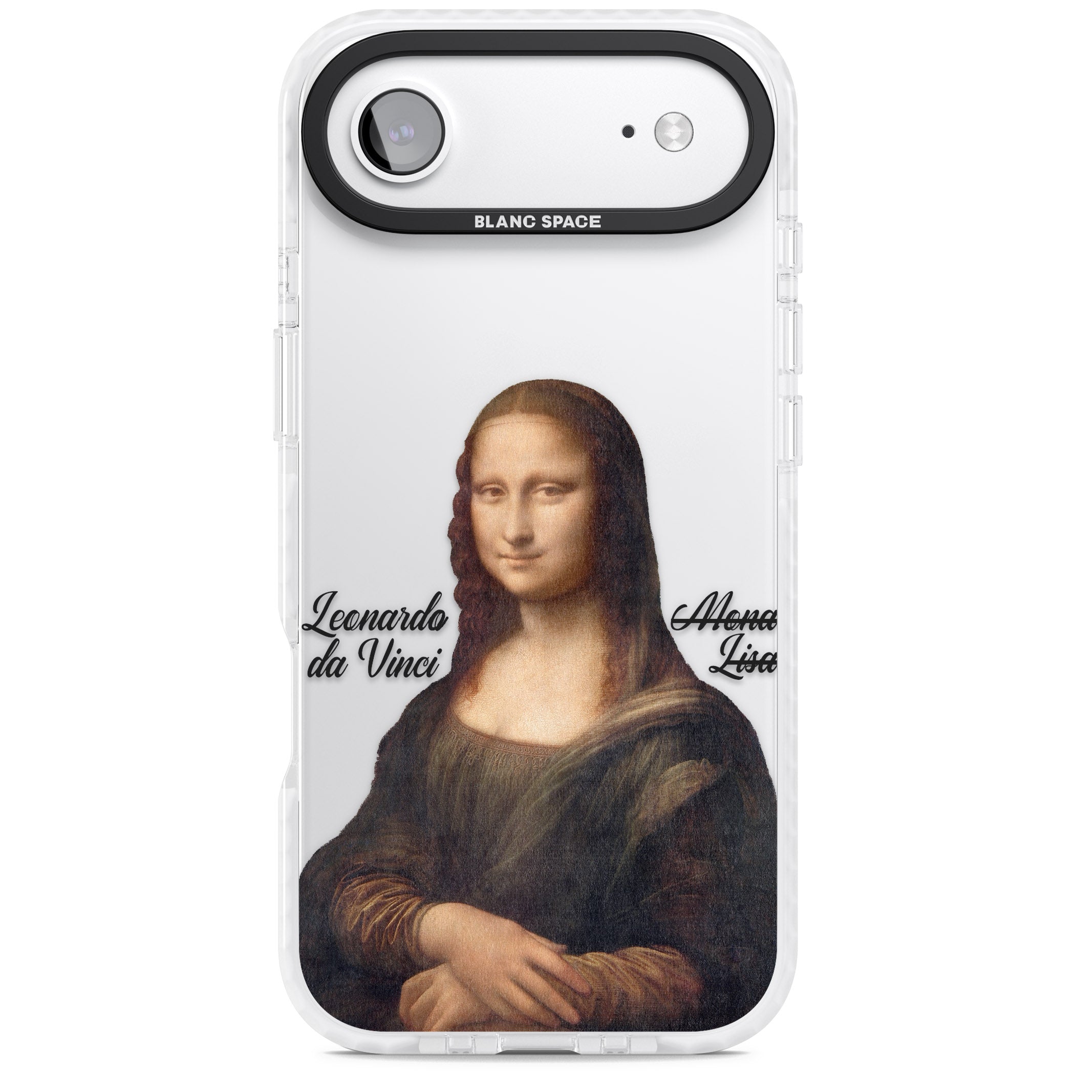 Mona Lisa Cutout iPhone 17 Air Impact Clear Phone Case
