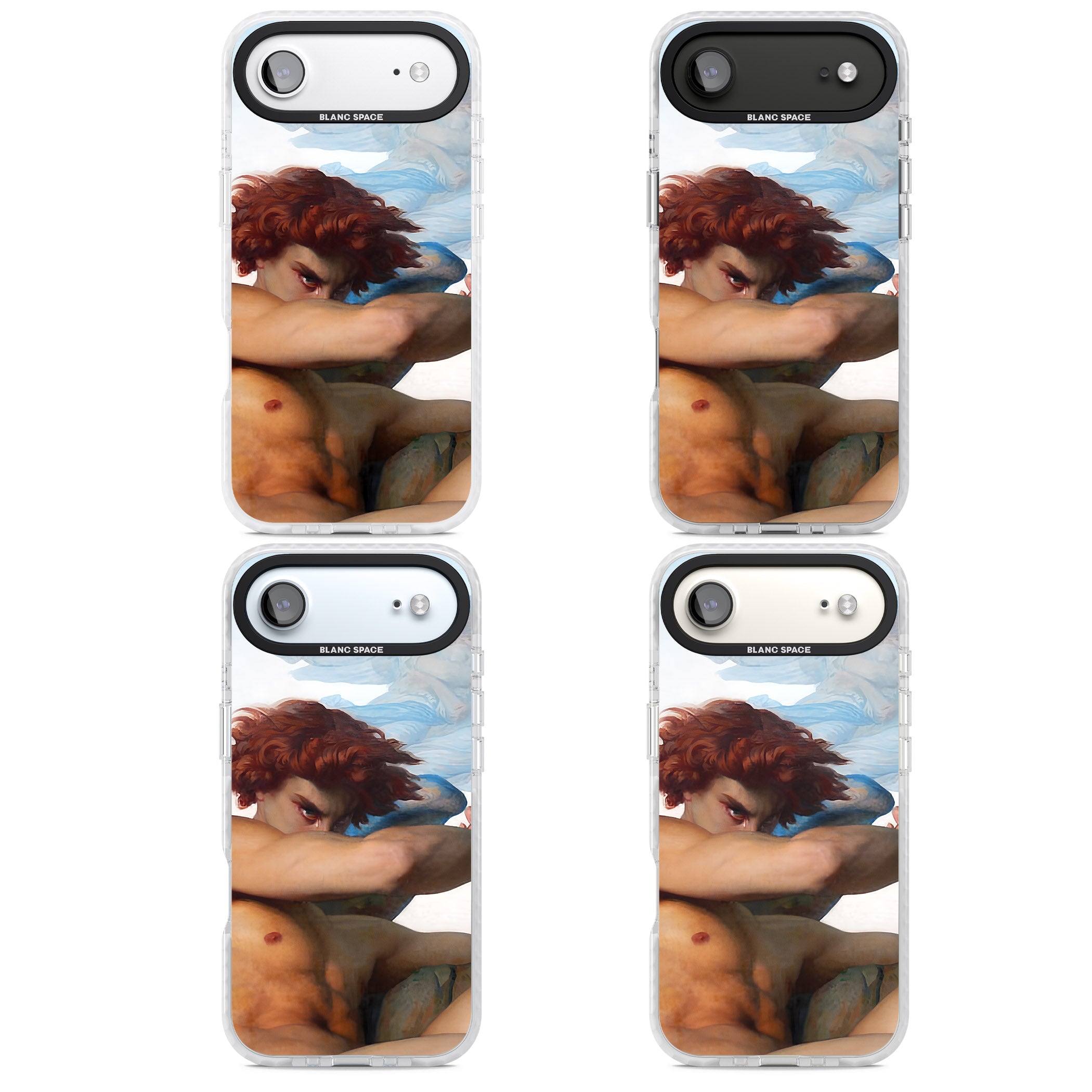 The Fallen Angel iPhone 17 Air Impact Clear Phone Case APT Impact Protection