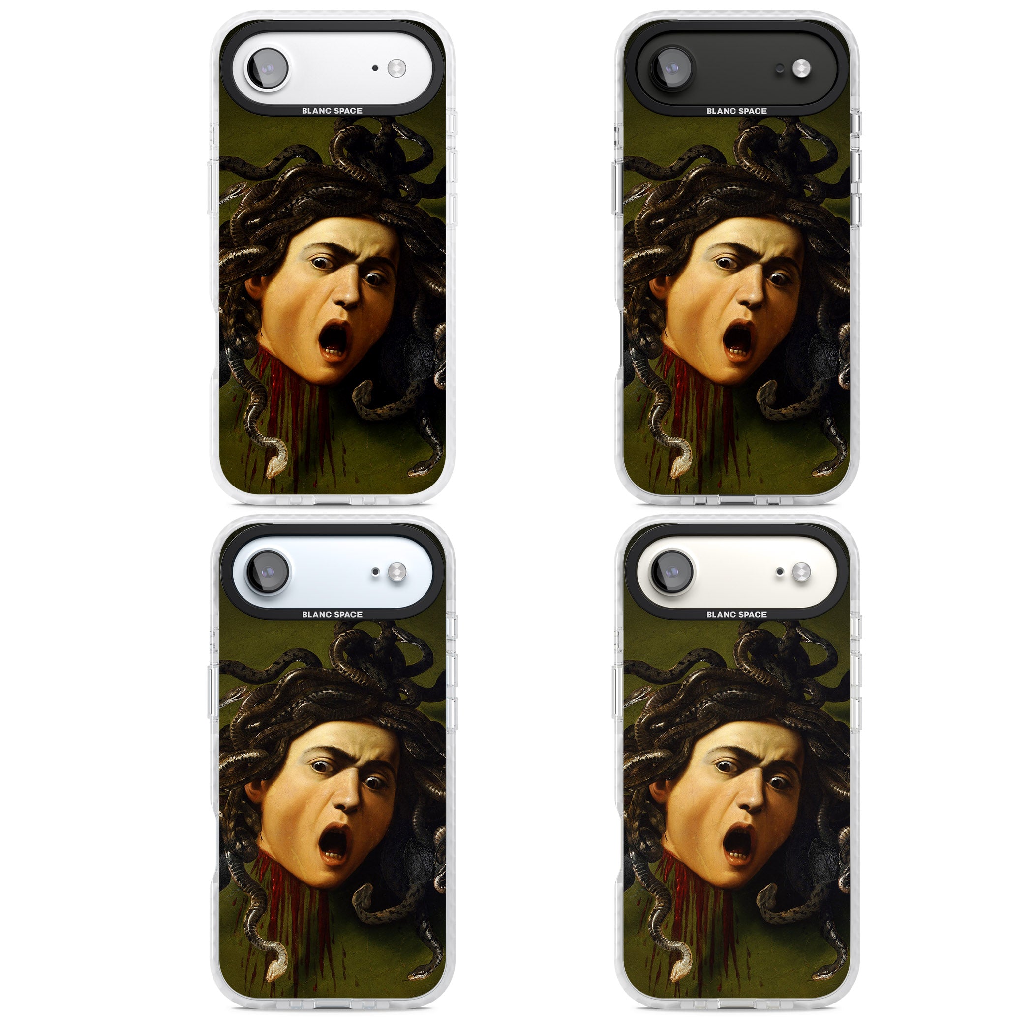 Head of Medusa iPhone 17 Air Impact Clear Phone Case APT Impact Protection