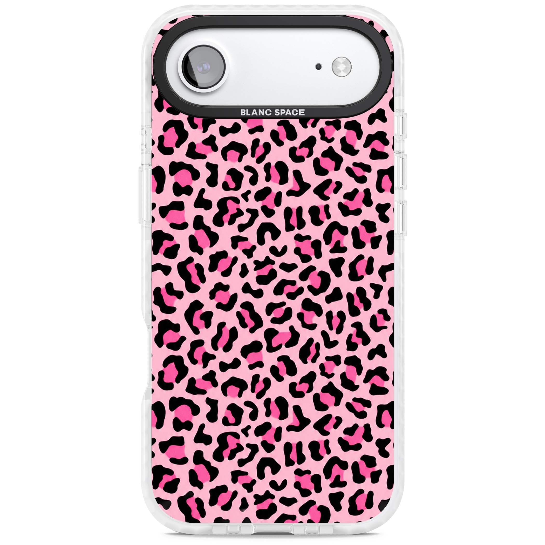 Pink Leopard baddie iPhone case | Black Impact case for iPhone Air