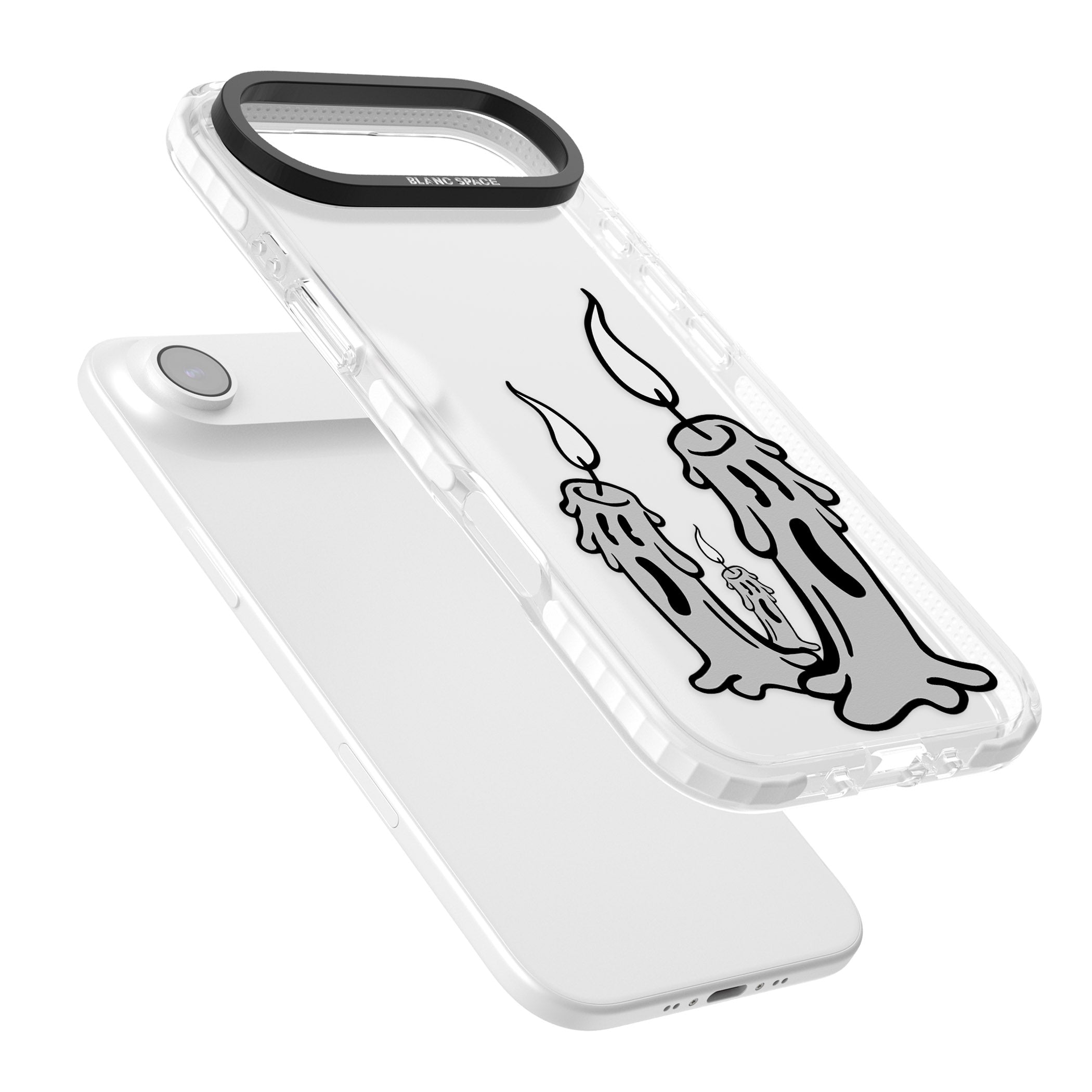 Candle Lit iPhone 17 Air Impact Clear Phone Case Colours