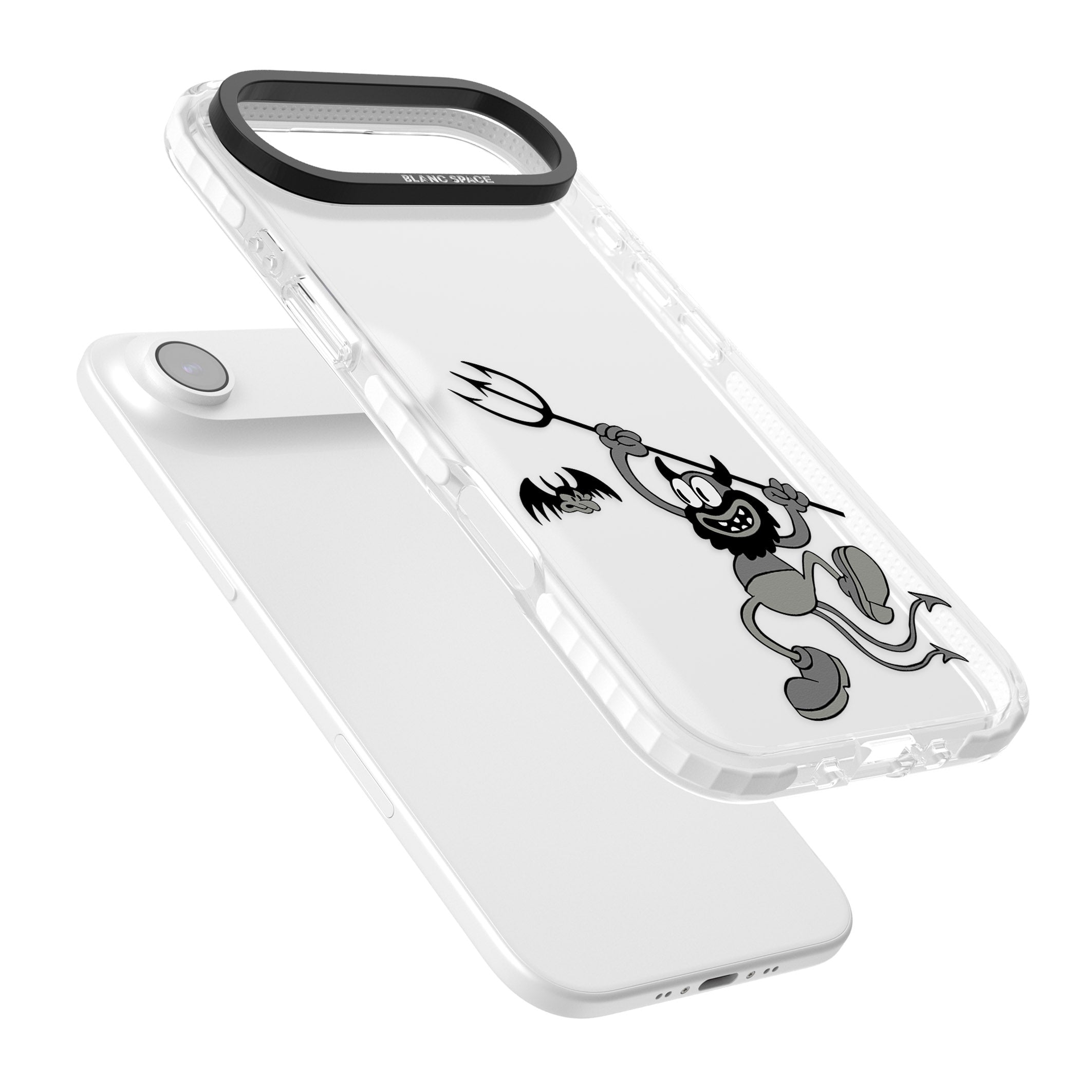 Dancing Devil iPhone 17 Air Impact Clear Phone Case Colours