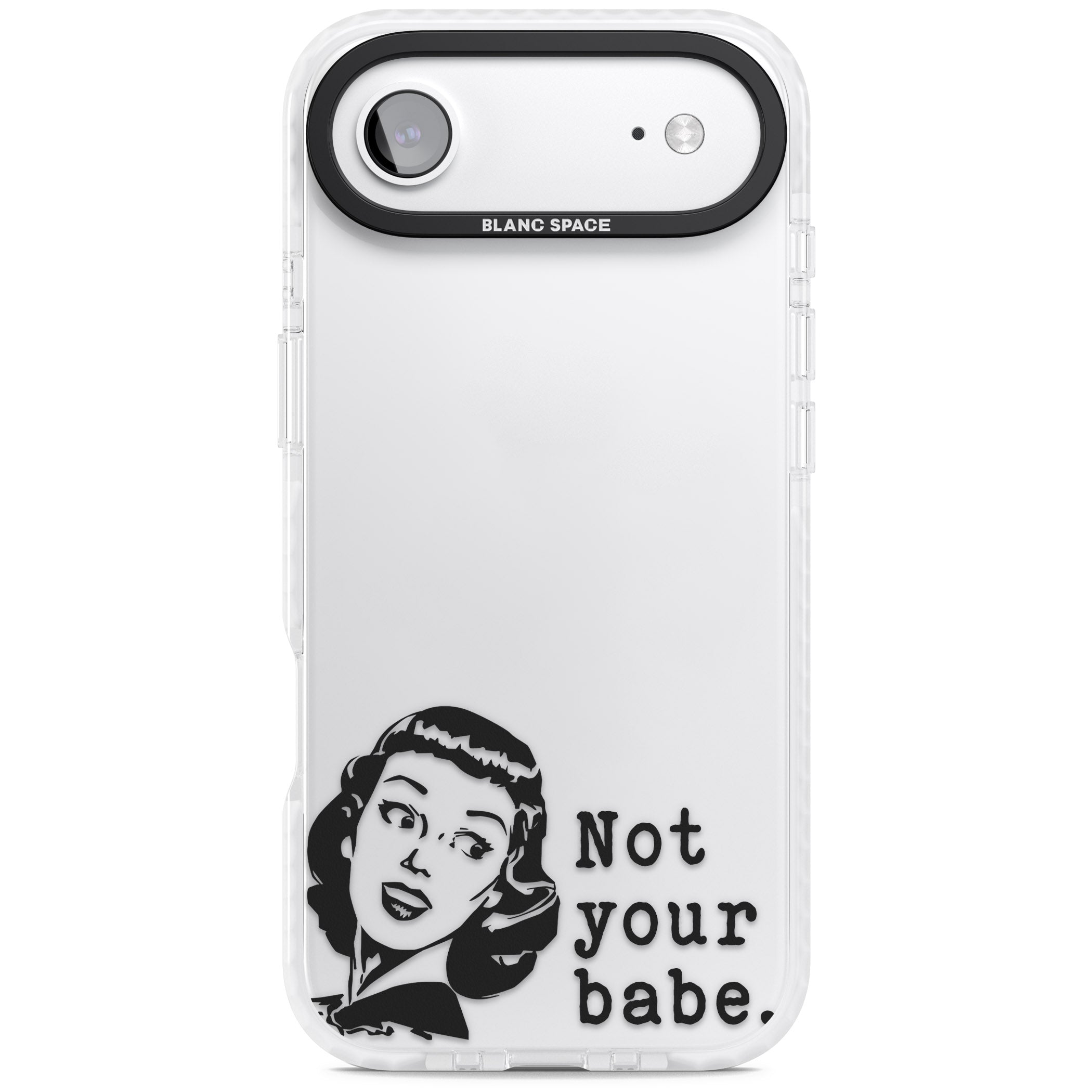 Not Your Babe iPhone 17 Air Impact Clear Phone Case