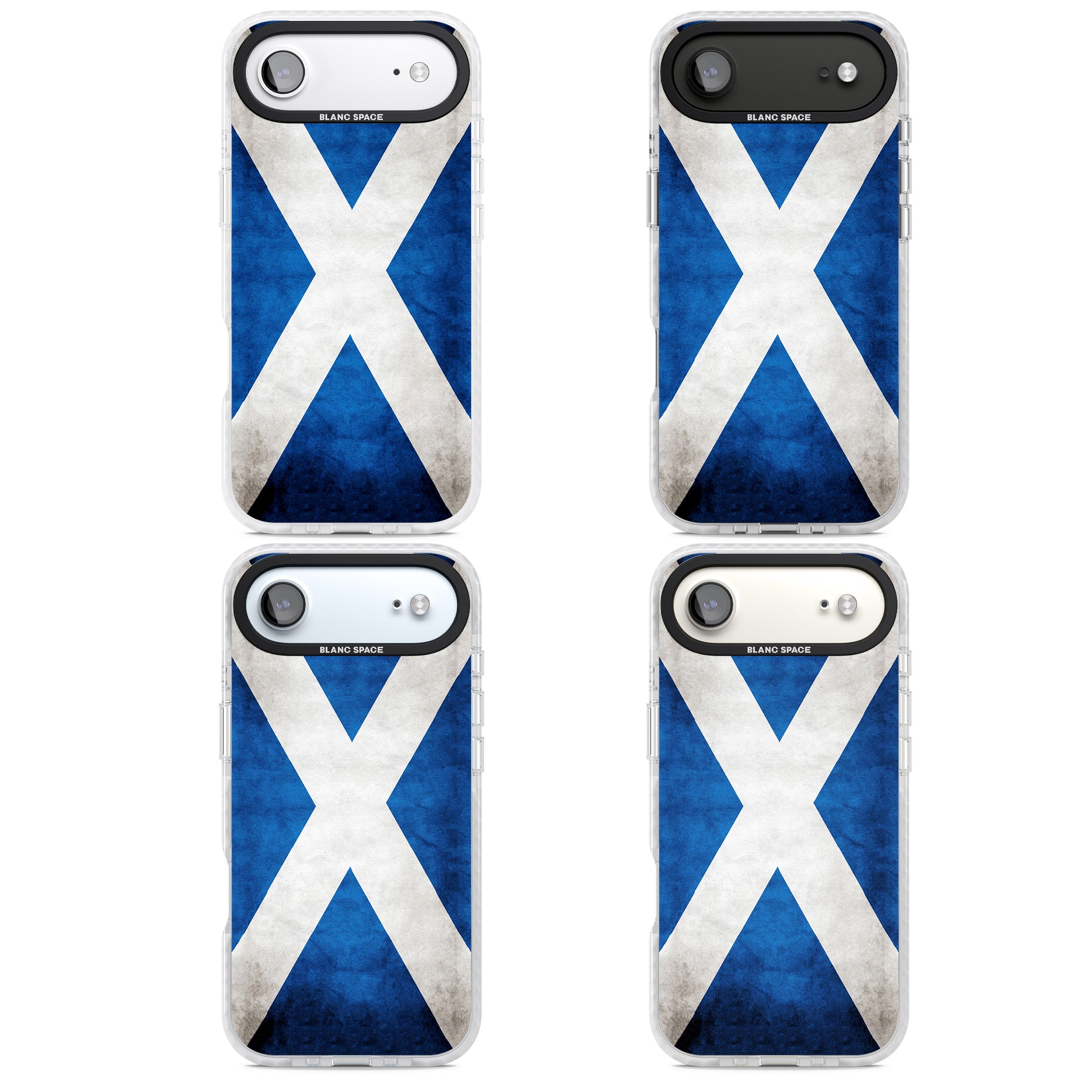 Scotland Saltire Flag iPhone 17 Air Impact Clear Phone Case APT Impact Protection