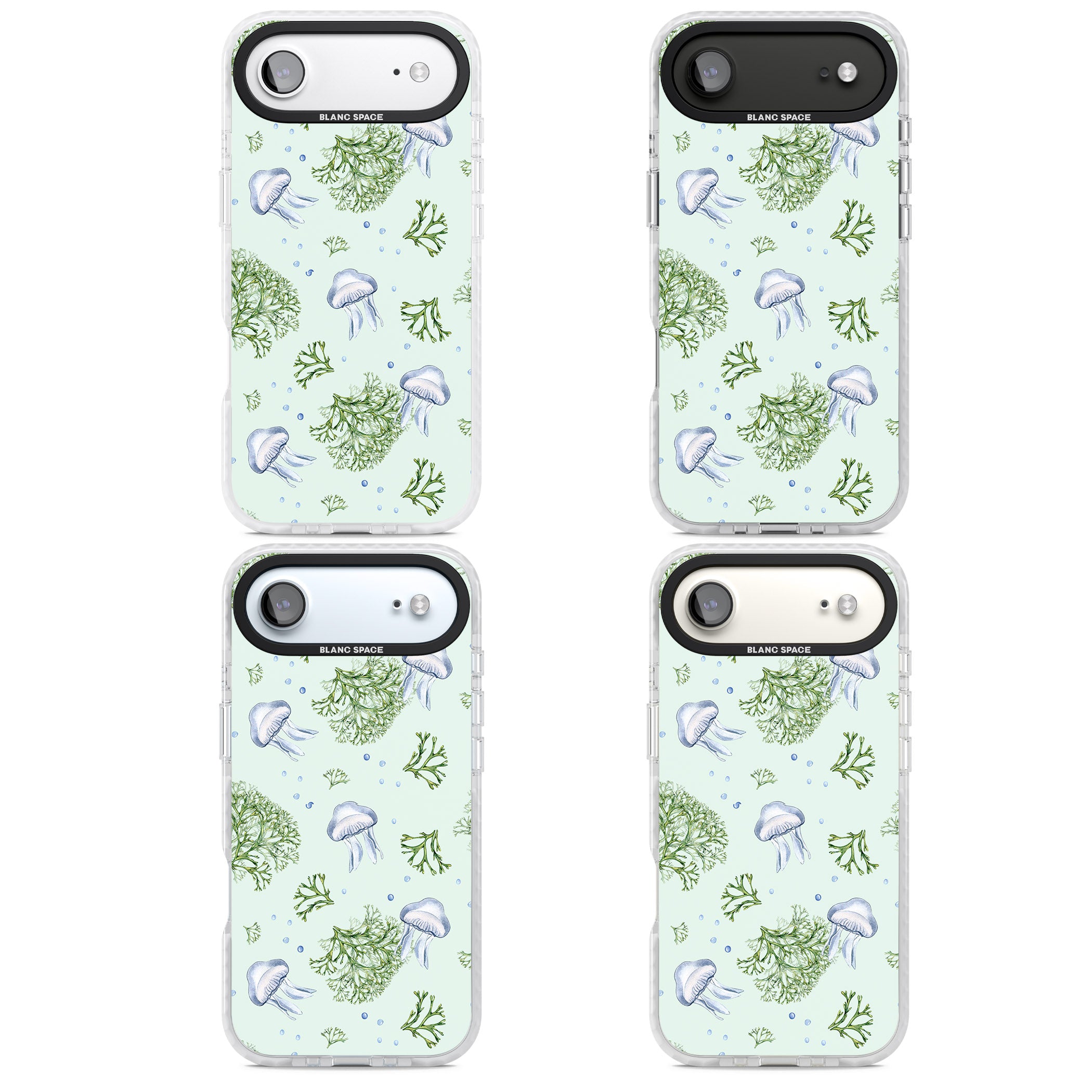 Jellyfish & Seaweed iPhone 17 Air Impact Clear Phone Case APT Impact Protection
