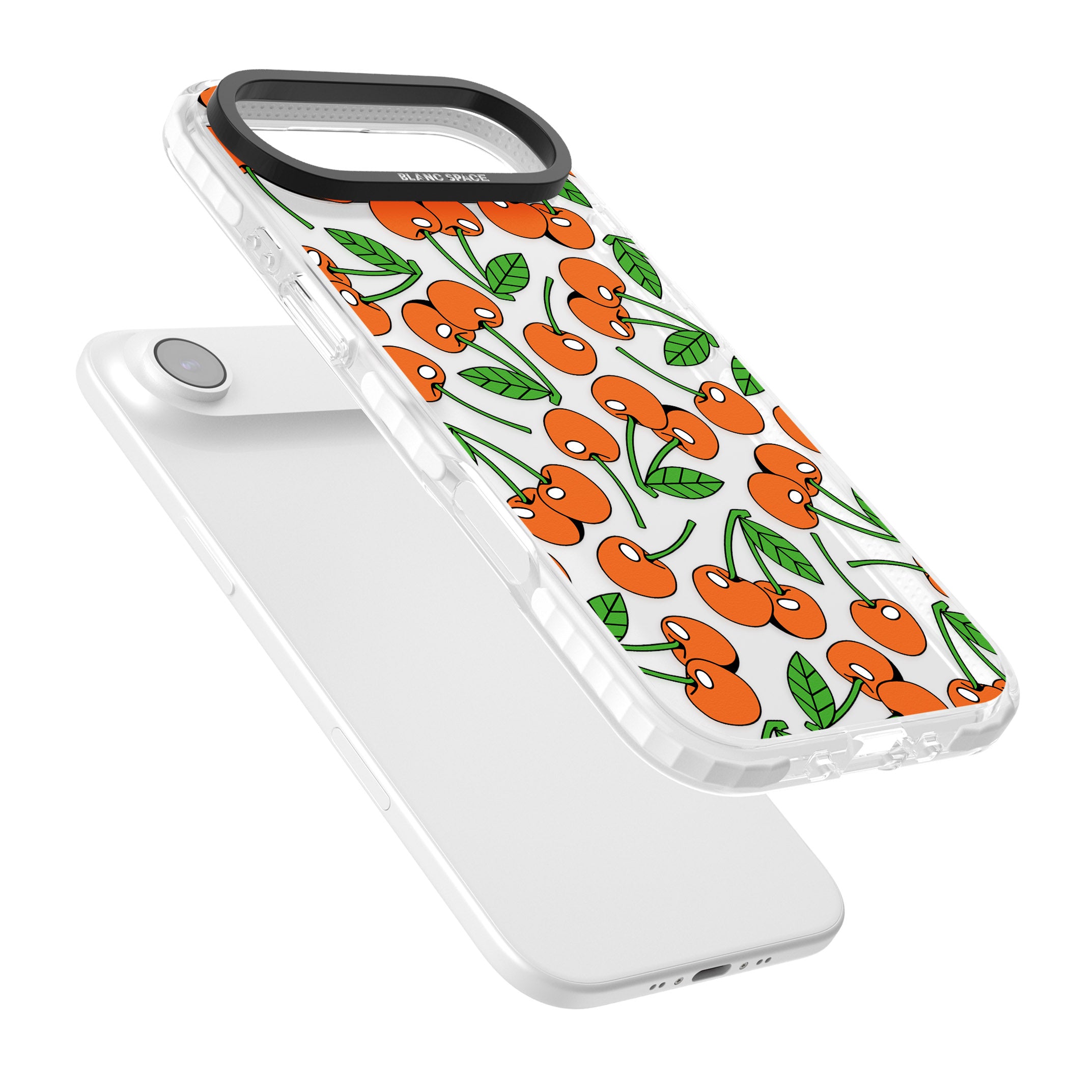 Orchard Fresh Cherries iPhone 17 Air Impact Clear Phone Case Colours