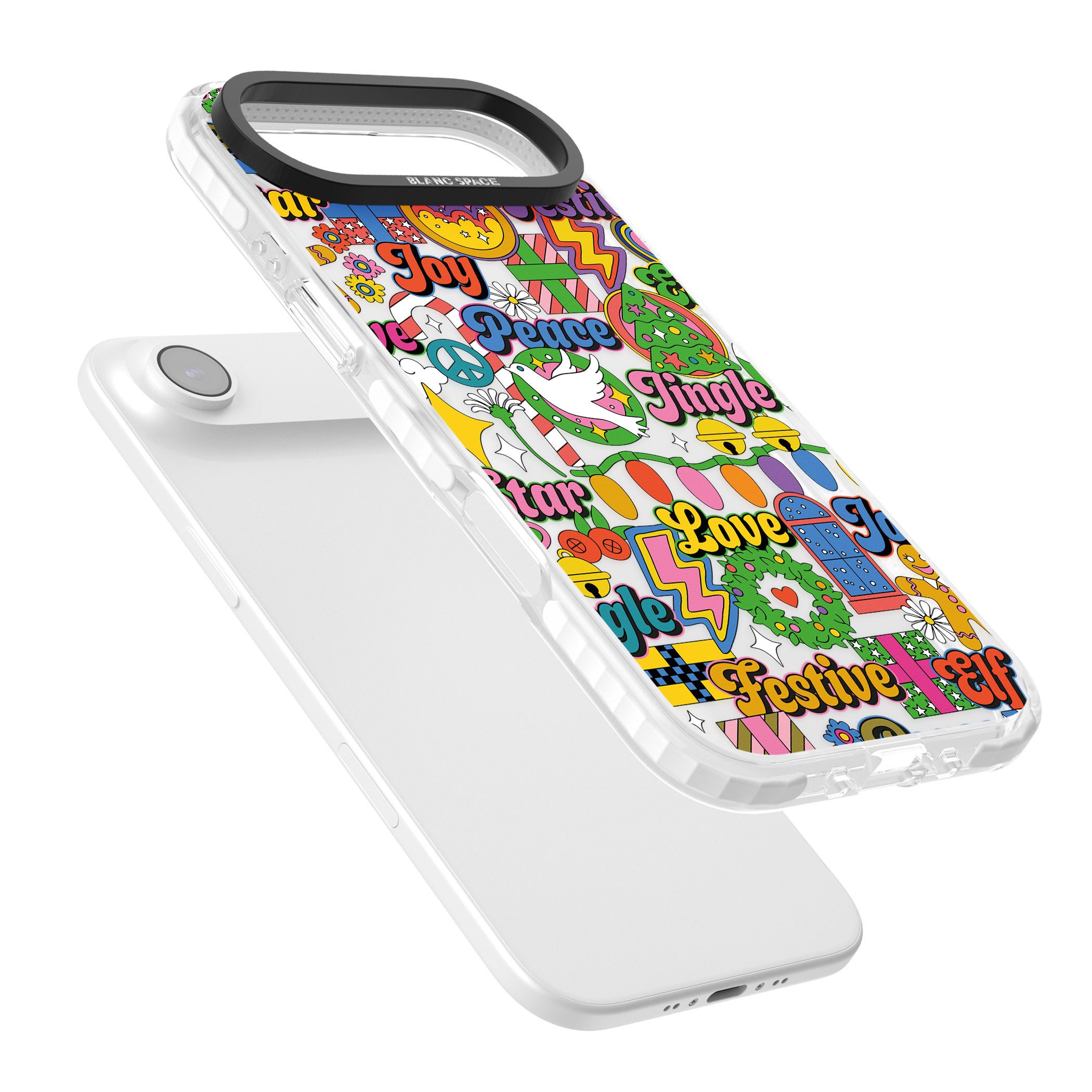 Peace & Festivities iPhone 17 Air Impact Clear Phone Case Colours